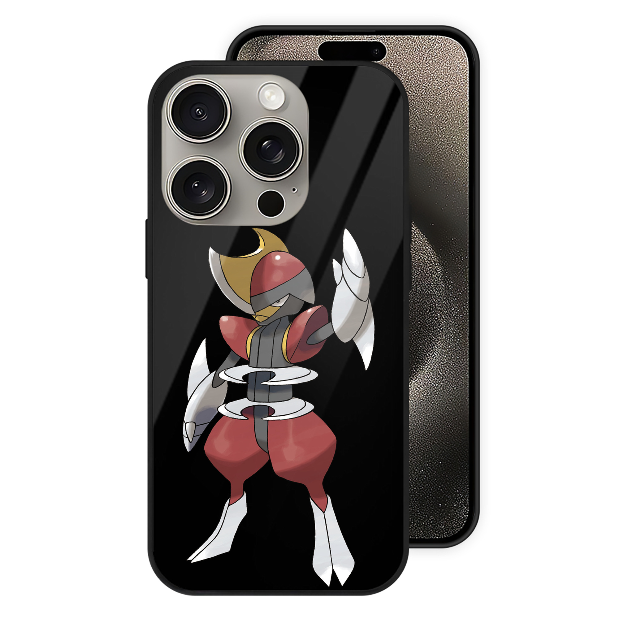 （画像用） ポケットモンスター Pokémon 【iPhone15Pro対応】スマホケース 耐衝撃＆黄変防止 背面ガラス