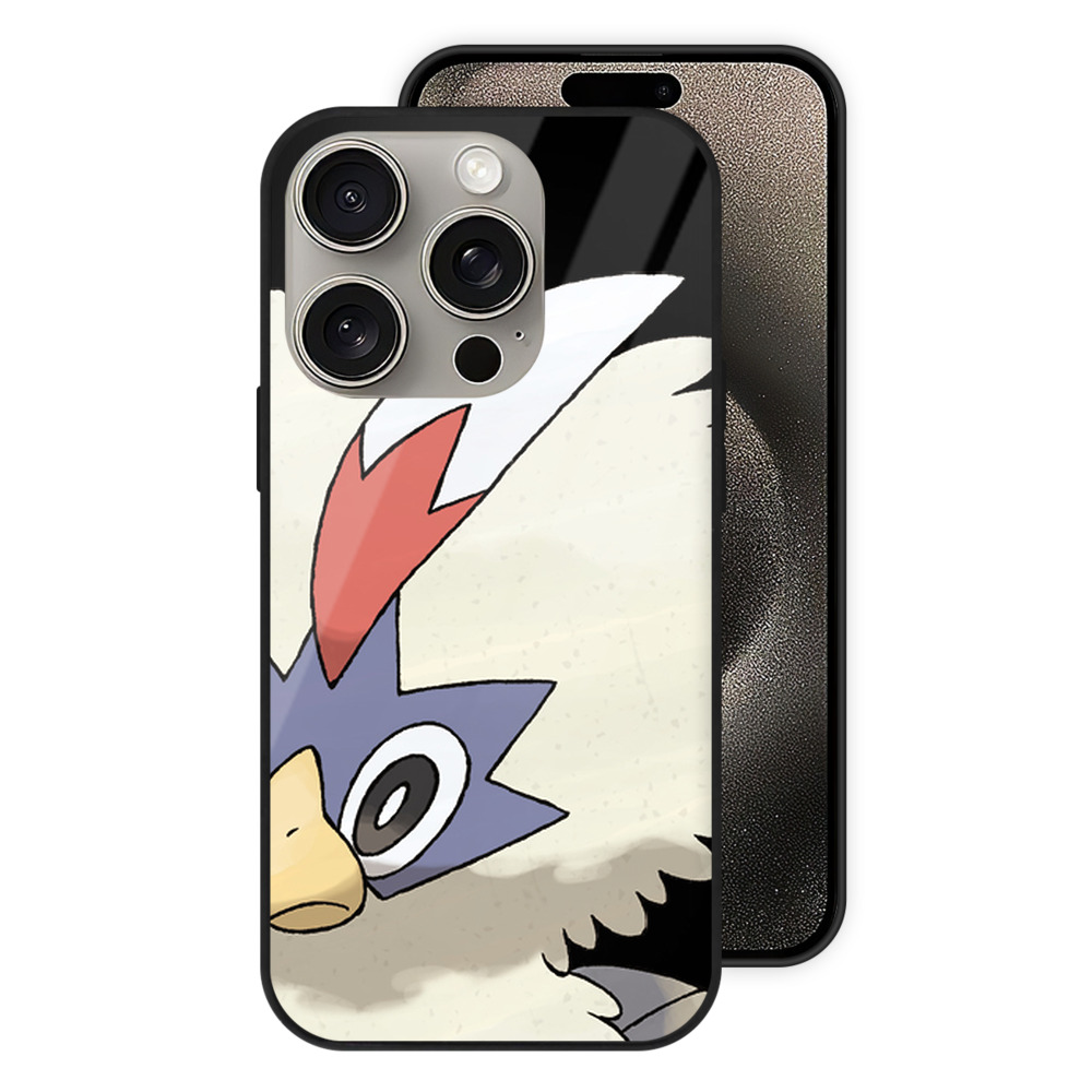 （画像用） ポケットモンスター Pokémon 【iPhone15Pro対応】スマホケース 耐衝撃＆黄変防止 背面ガラス