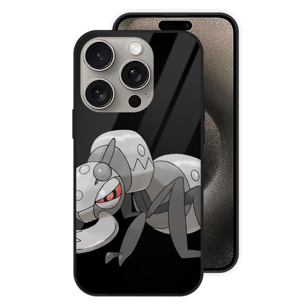 （画像用） ポケットモンスター Pokémon 【iPhone15Pro対応】スマホケース 耐衝撃＆黄変防止 背面ガラス