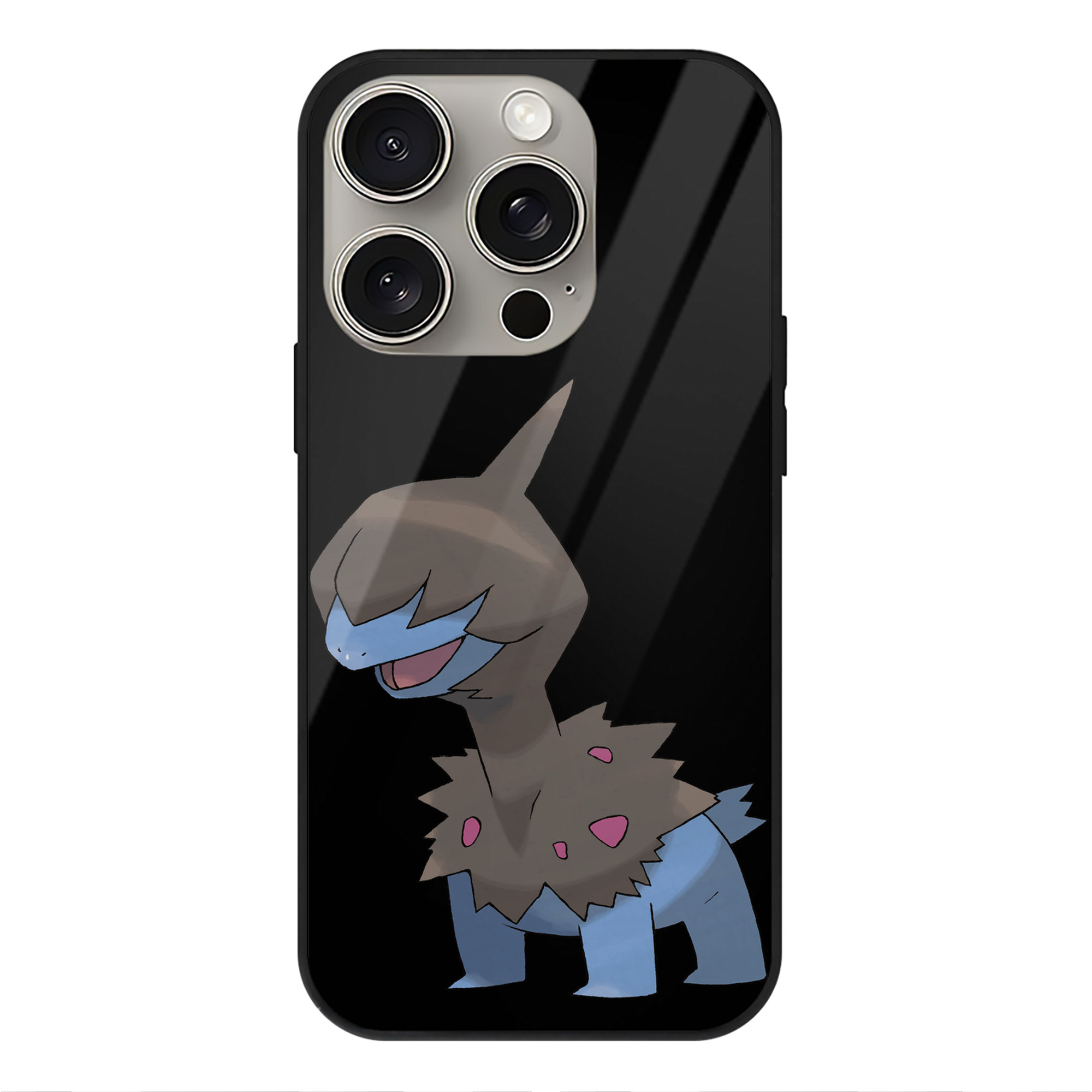 （画像用） ポケットモンスター Pokémon 【iPhone15Pro対応】スマホケース 耐衝撃＆黄変防止 背面ガラス