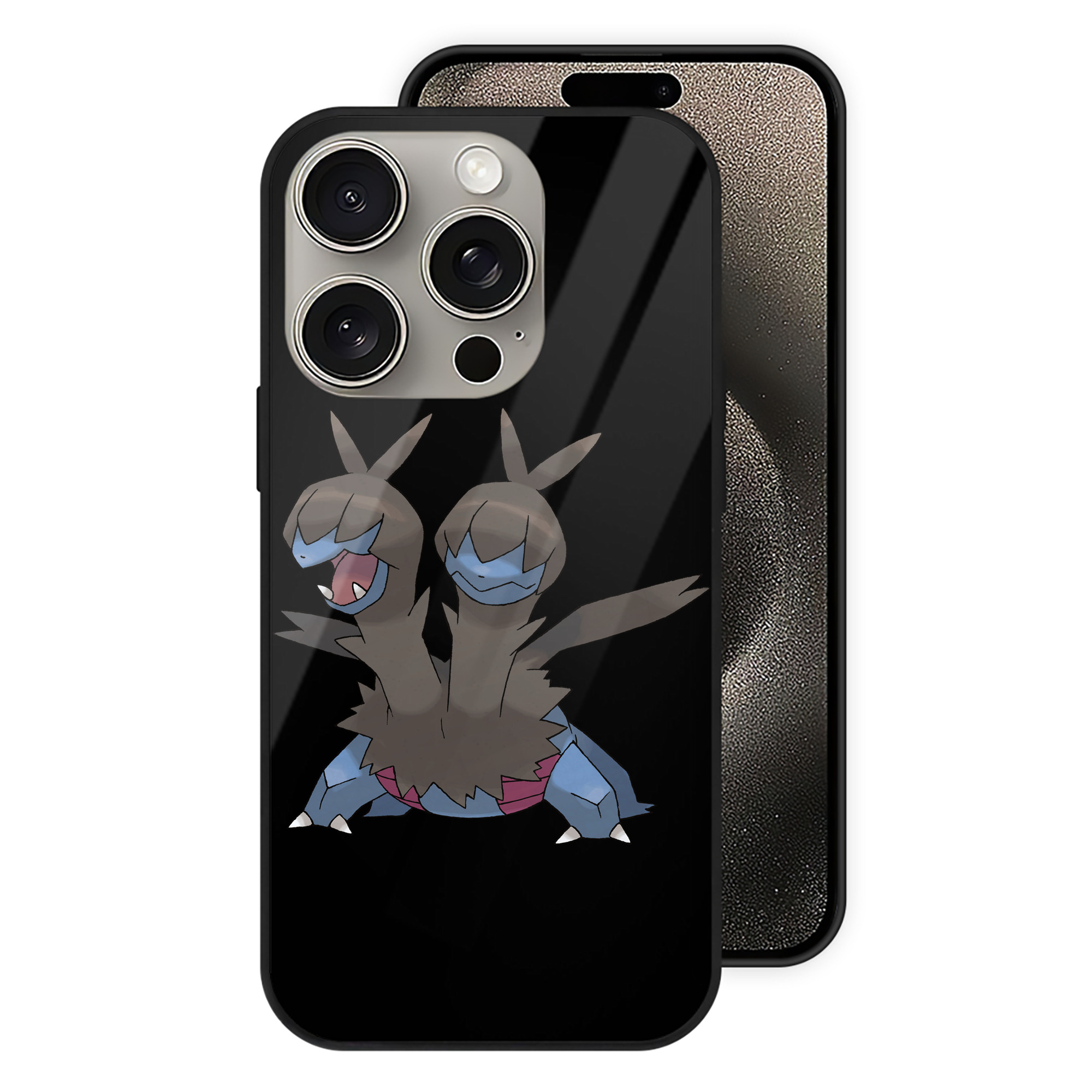 （画像用） ポケットモンスター Pokémon 【iPhone15Pro対応】スマホケース 耐衝撃＆黄変防止 背面ガラス