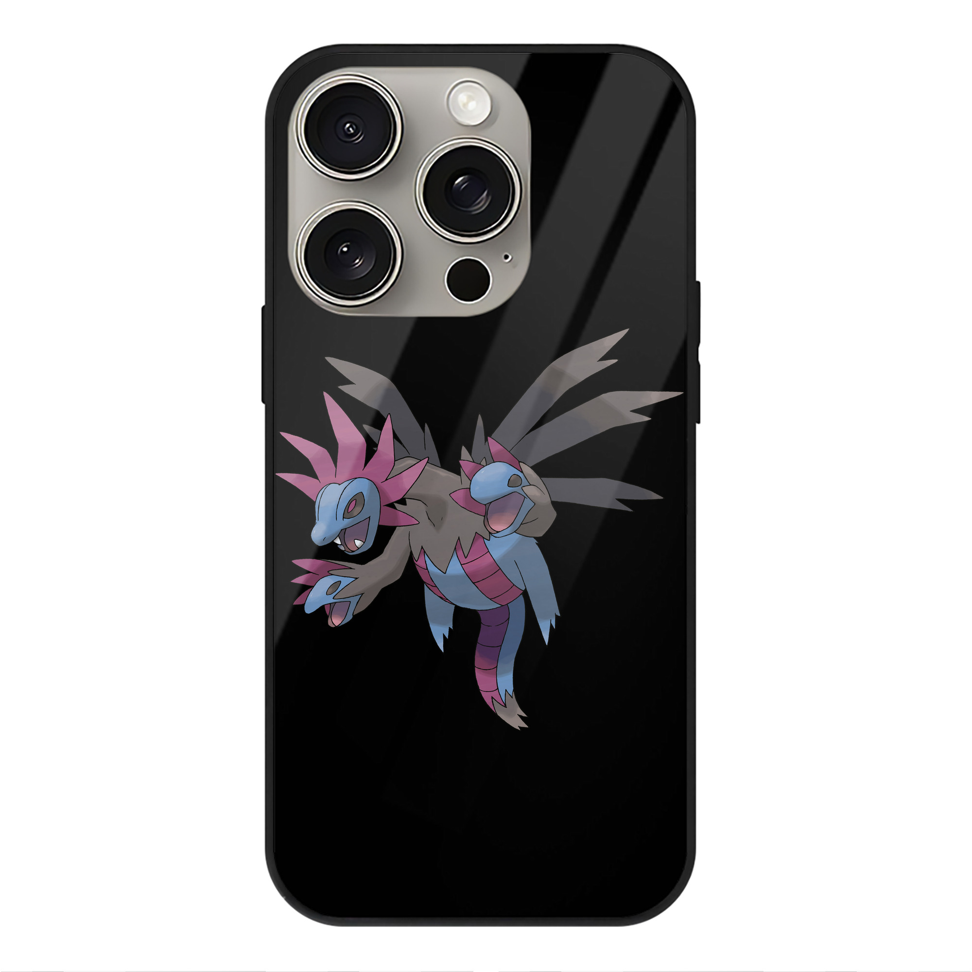 （画像用） ポケットモンスター Pokémon 【iPhone15Pro対応】スマホケース 耐衝撃＆黄変防止 背面ガラス