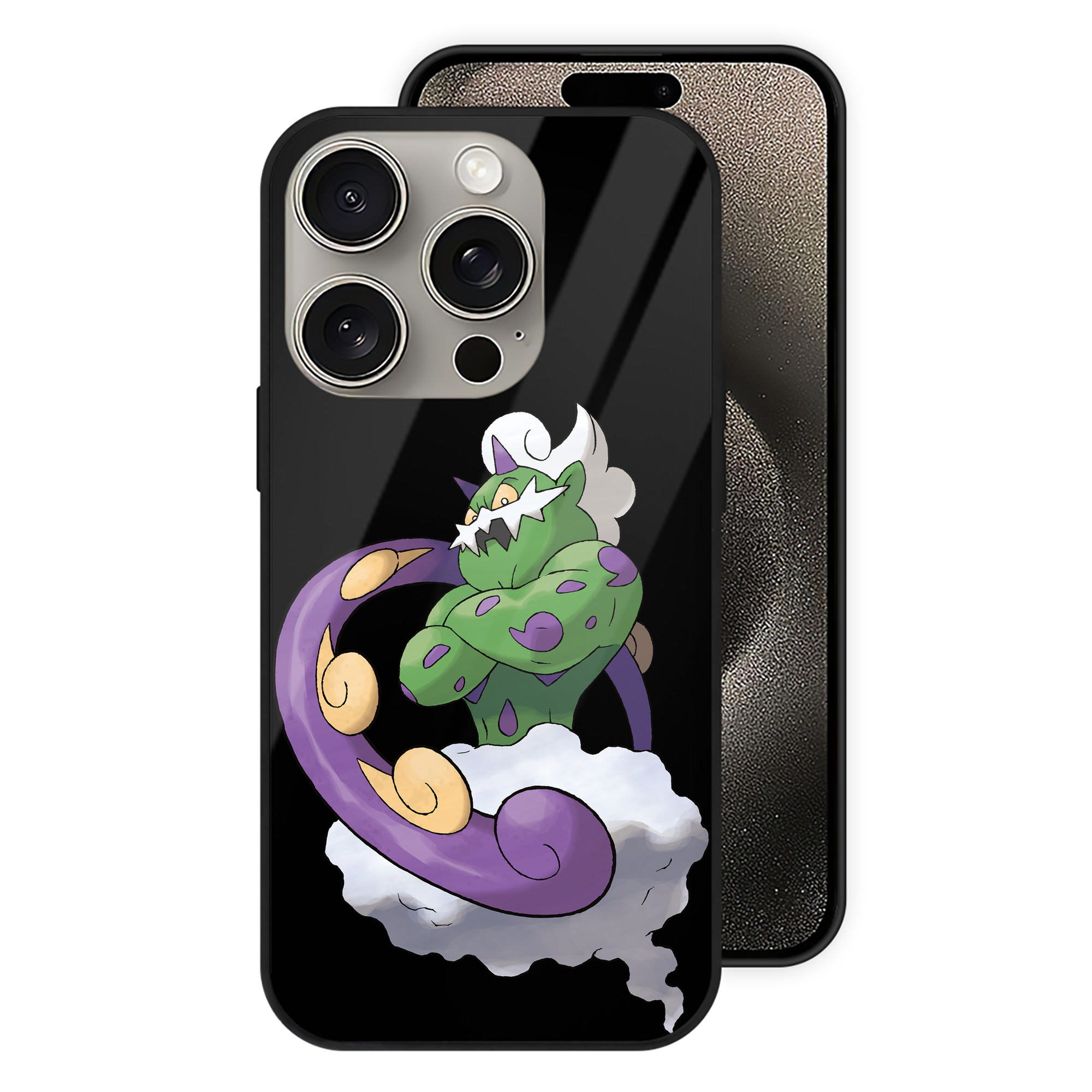 （画像用） ポケットモンスター Pokémon 【iPhone15Pro対応】スマホケース 耐衝撃＆黄変防止 背面ガラス