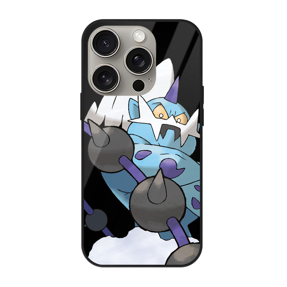 （画像用） ポケットモンスター Pokémon 【iPhone15Pro対応】スマホケース 耐衝撃＆黄変防止 背面ガラス