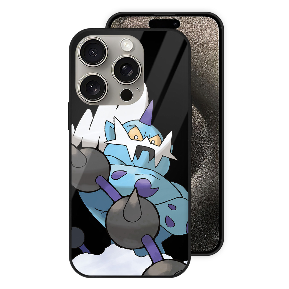 （画像用） ポケットモンスター Pokémon 【iPhone15Pro対応】スマホケース 耐衝撃＆黄変防止 背面ガラス
