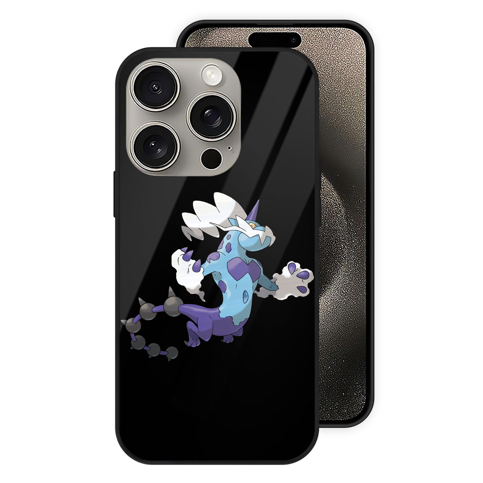 （画像用） ポケットモンスター Pokémon 【iPhone15Pro対応】スマホケース 耐衝撃＆黄変防止 背面ガラス