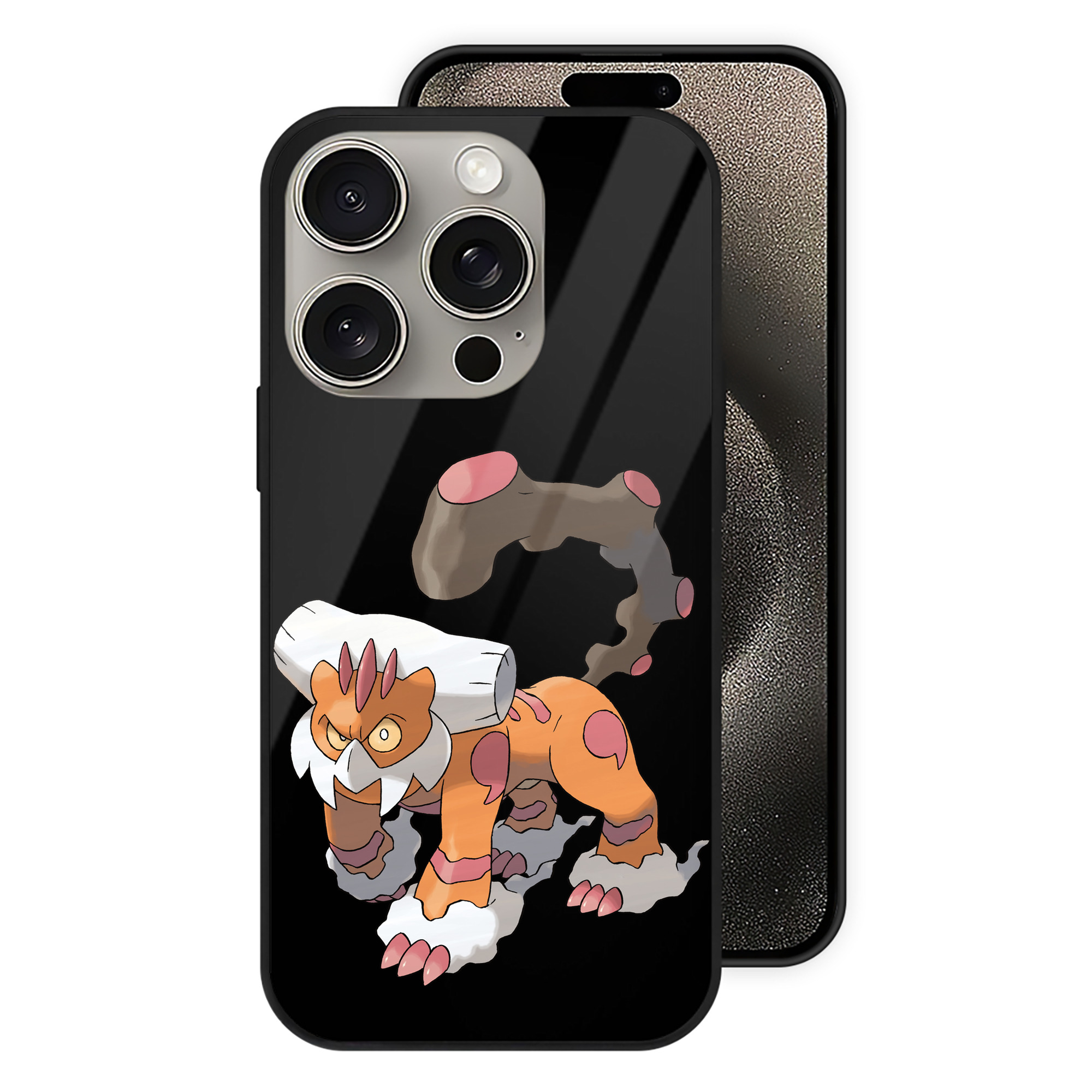 （画像用） ポケットモンスター Pokémon 【iPhone15Pro対応】スマホケース 耐衝撃＆黄変防止 背面ガラス
