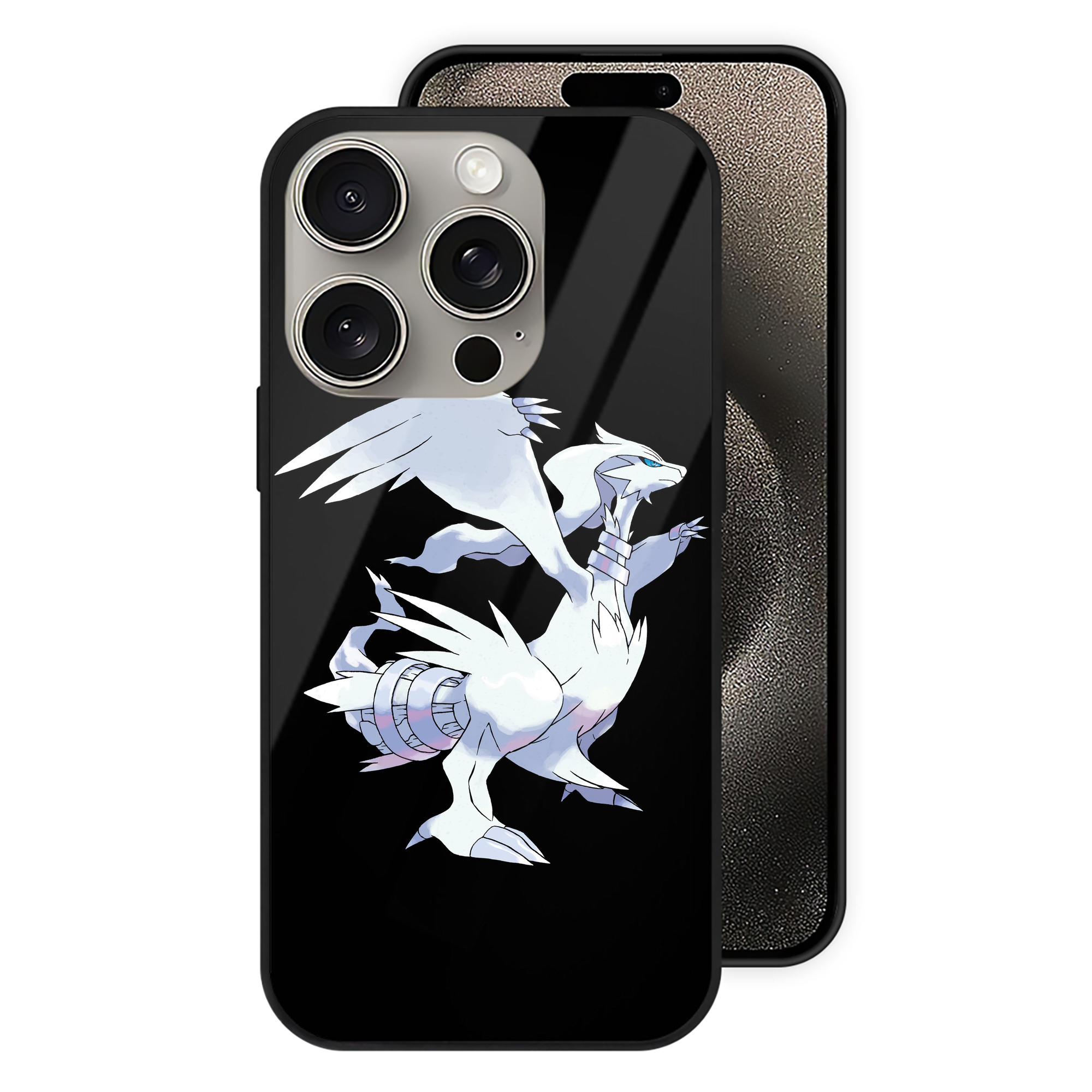 （画像用） ポケットモンスター Pokémon 【iPhone15Pro対応】スマホケース 耐衝撃＆黄変防止 背面ガラス