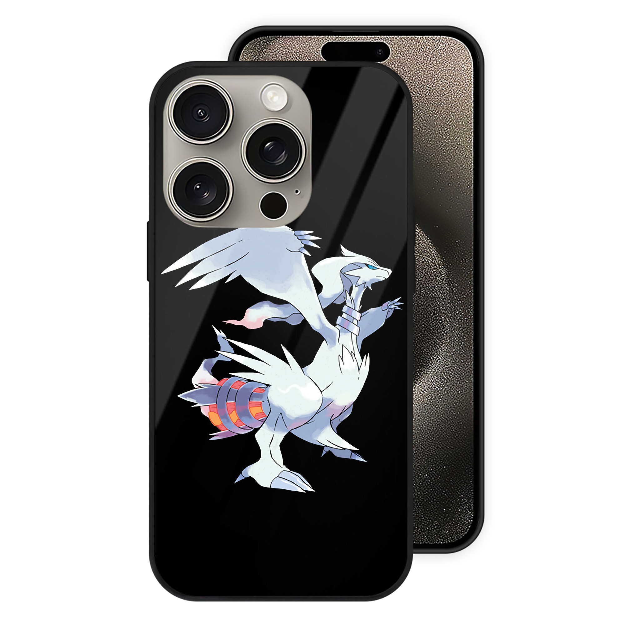 （画像用） ポケットモンスター Pokémon 【iPhone15Pro対応】スマホケース 耐衝撃＆黄変防止 背面ガラス