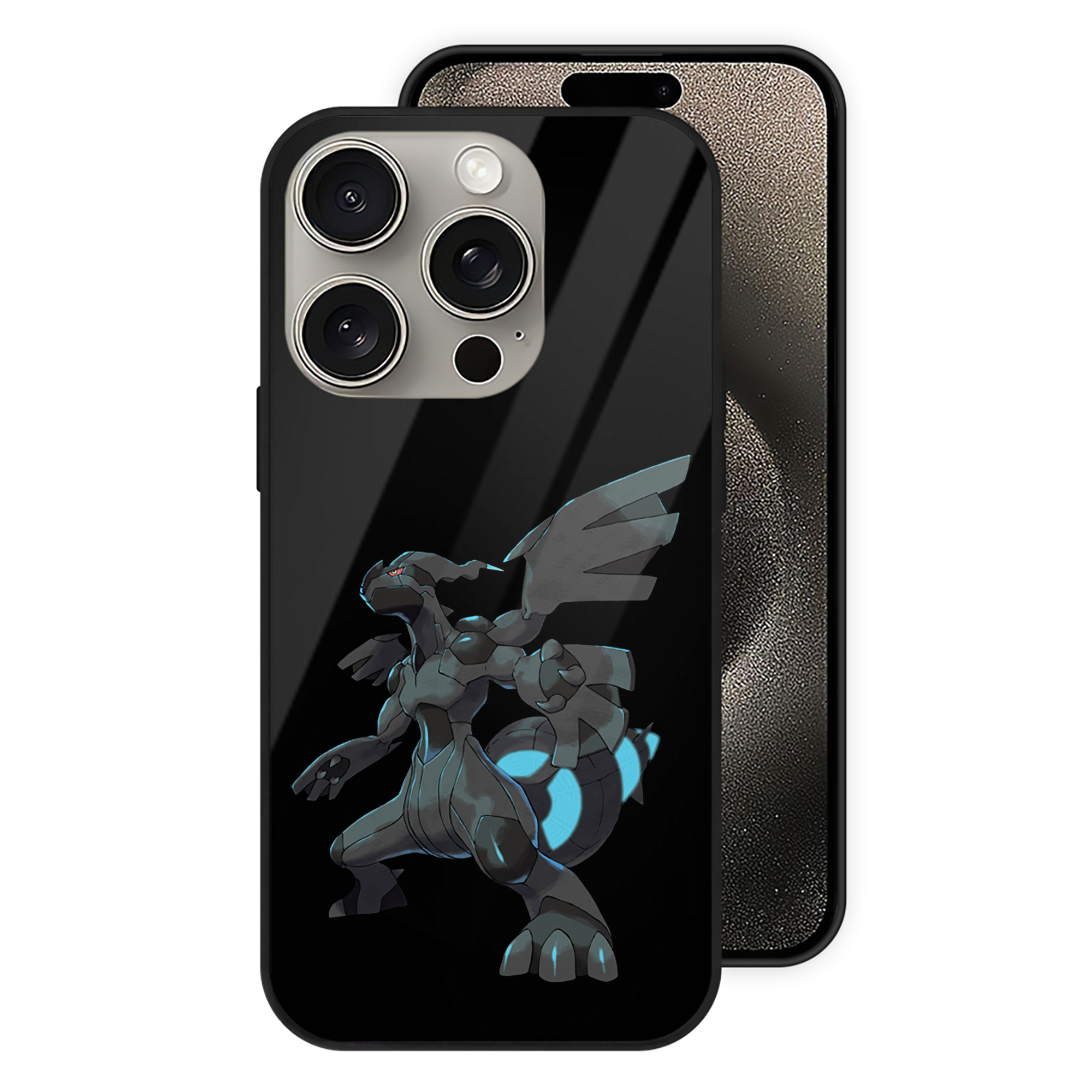 （画像用） ポケットモンスター Pokémon 【iPhone15Pro対応】スマホケース 耐衝撃＆黄変防止 背面ガラス