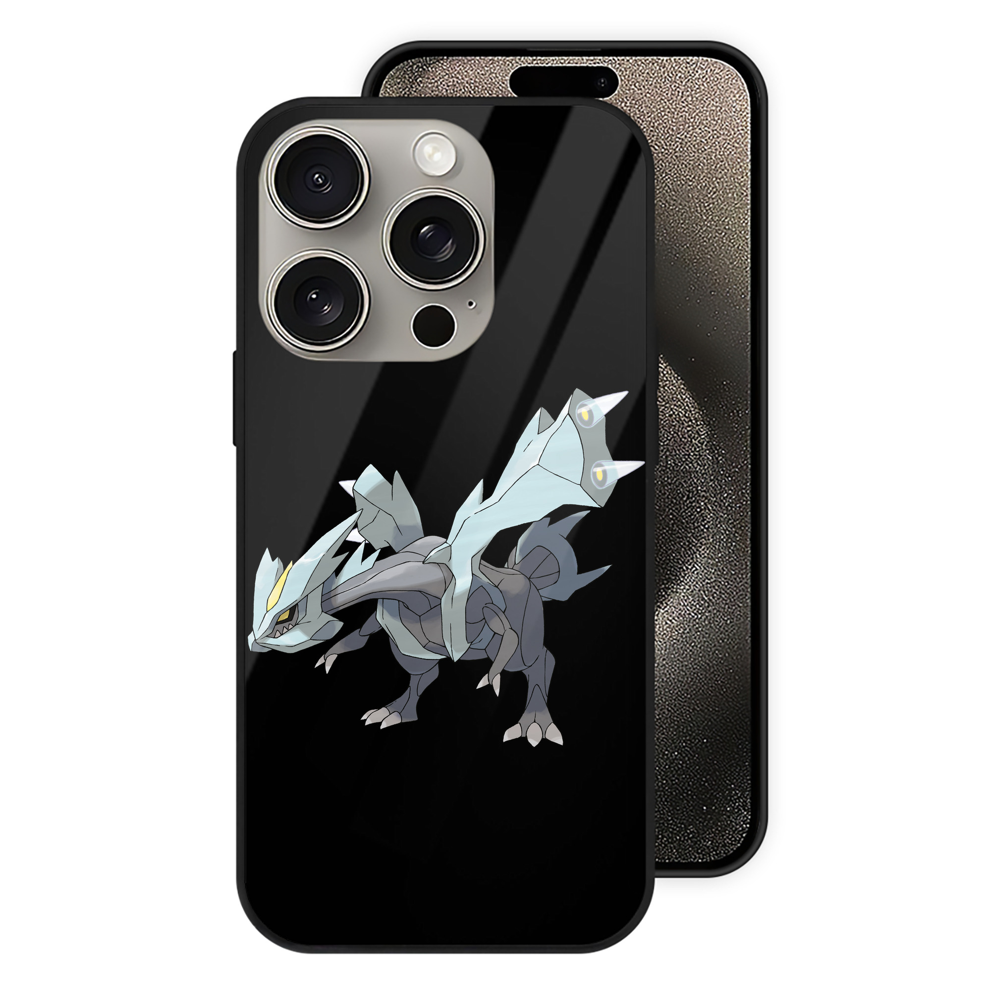 （画像用） ポケットモンスター Pokémon 【iPhone15Pro対応】スマホケース 耐衝撃＆黄変防止 背面ガラス