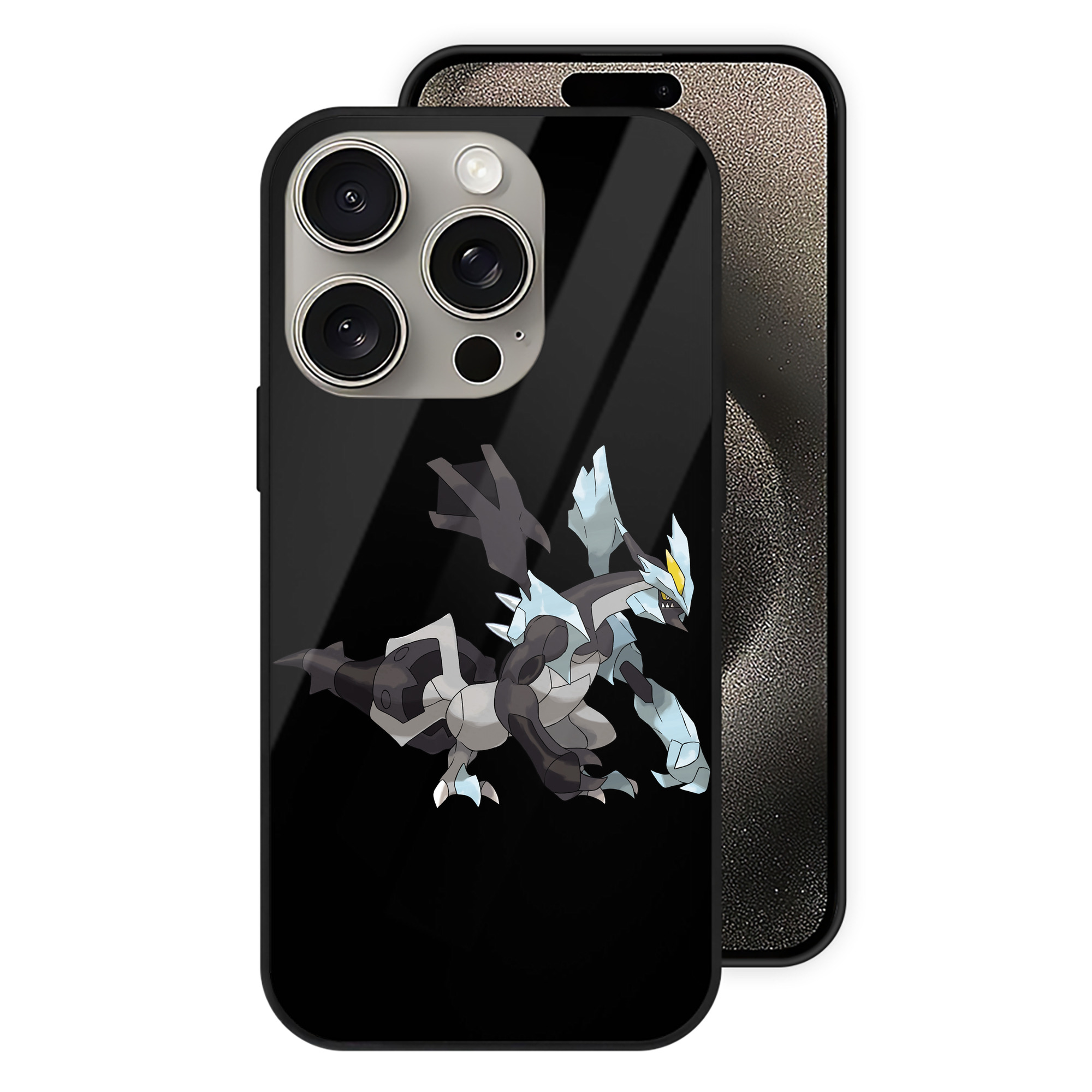 （画像用） ポケットモンスター Pokémon 【iPhone15Pro対応】スマホケース 耐衝撃＆黄変防止 背面ガラス
