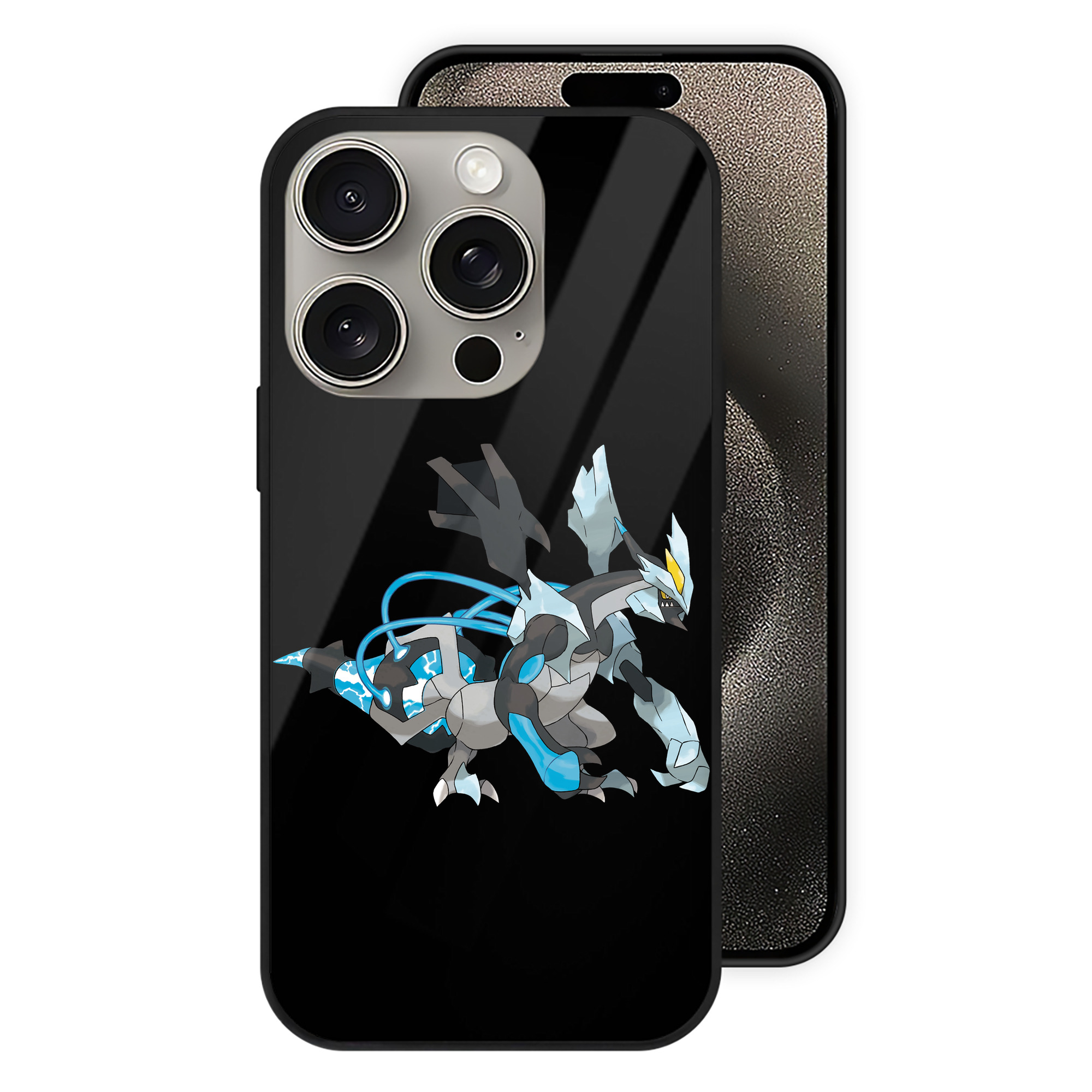 （画像用） ポケットモンスター Pokémon 【iPhone15Pro対応】スマホケース 耐衝撃＆黄変防止 背面ガラス