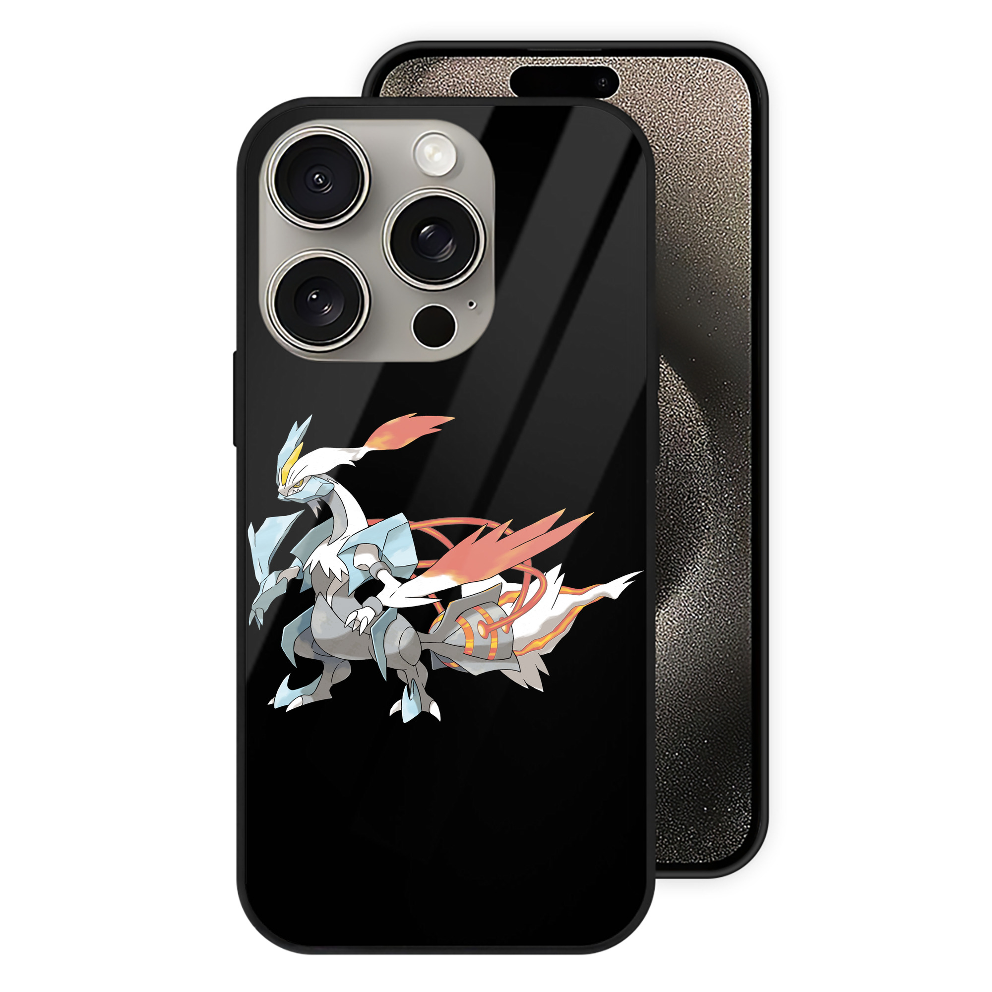 （画像用） ポケットモンスター Pokémon 【iPhone15Pro対応】スマホケース 耐衝撃＆黄変防止 背面ガラス