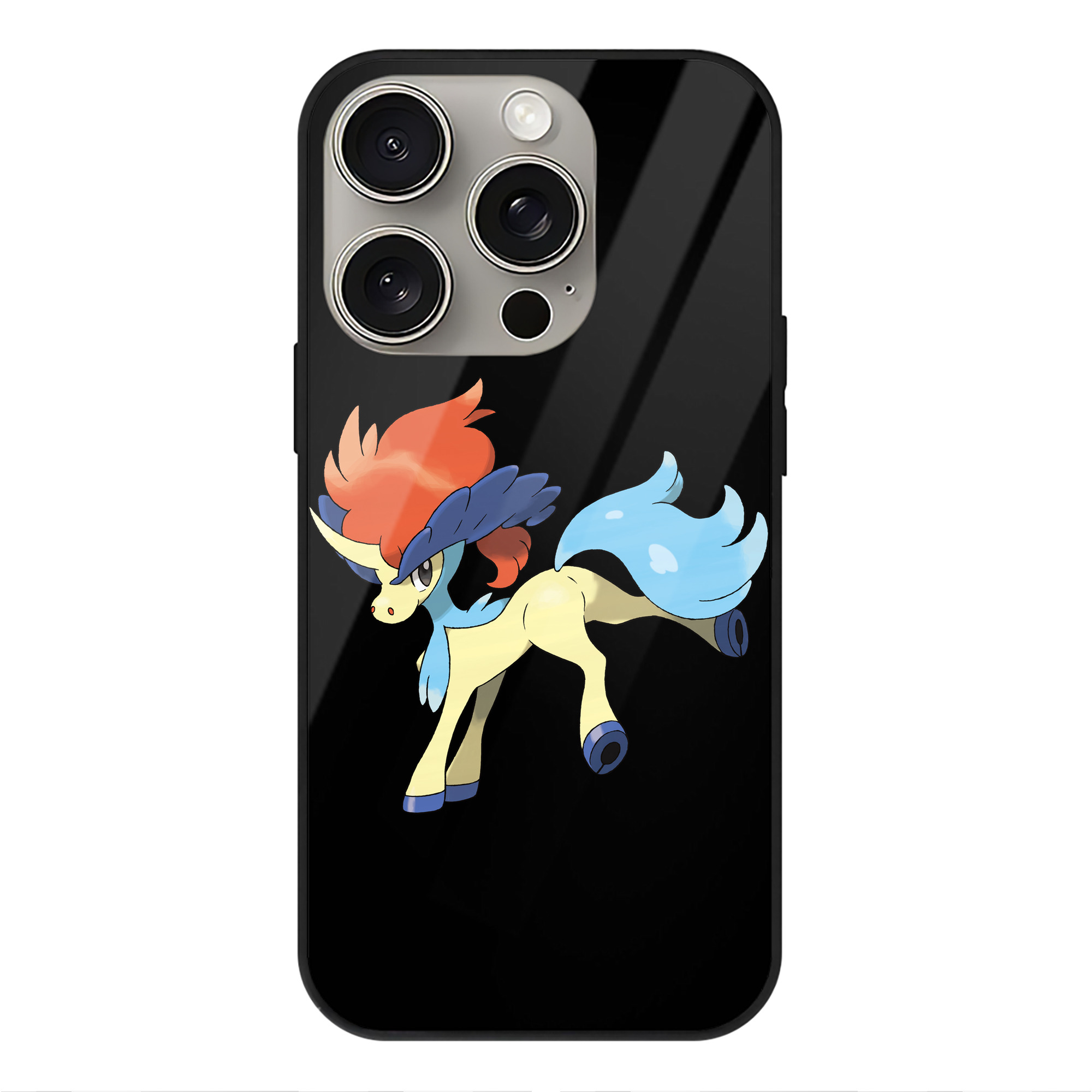 （画像用） ポケットモンスター Pokémon 【iPhone15Pro対応】スマホケース 耐衝撃＆黄変防止 背面ガラス
