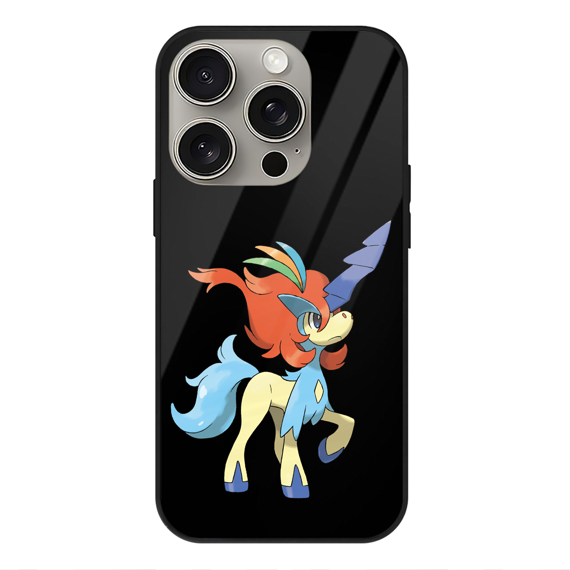 （画像用） ポケットモンスター Pokémon 【iPhone15Pro対応】スマホケース 耐衝撃＆黄変防止 背面ガラス