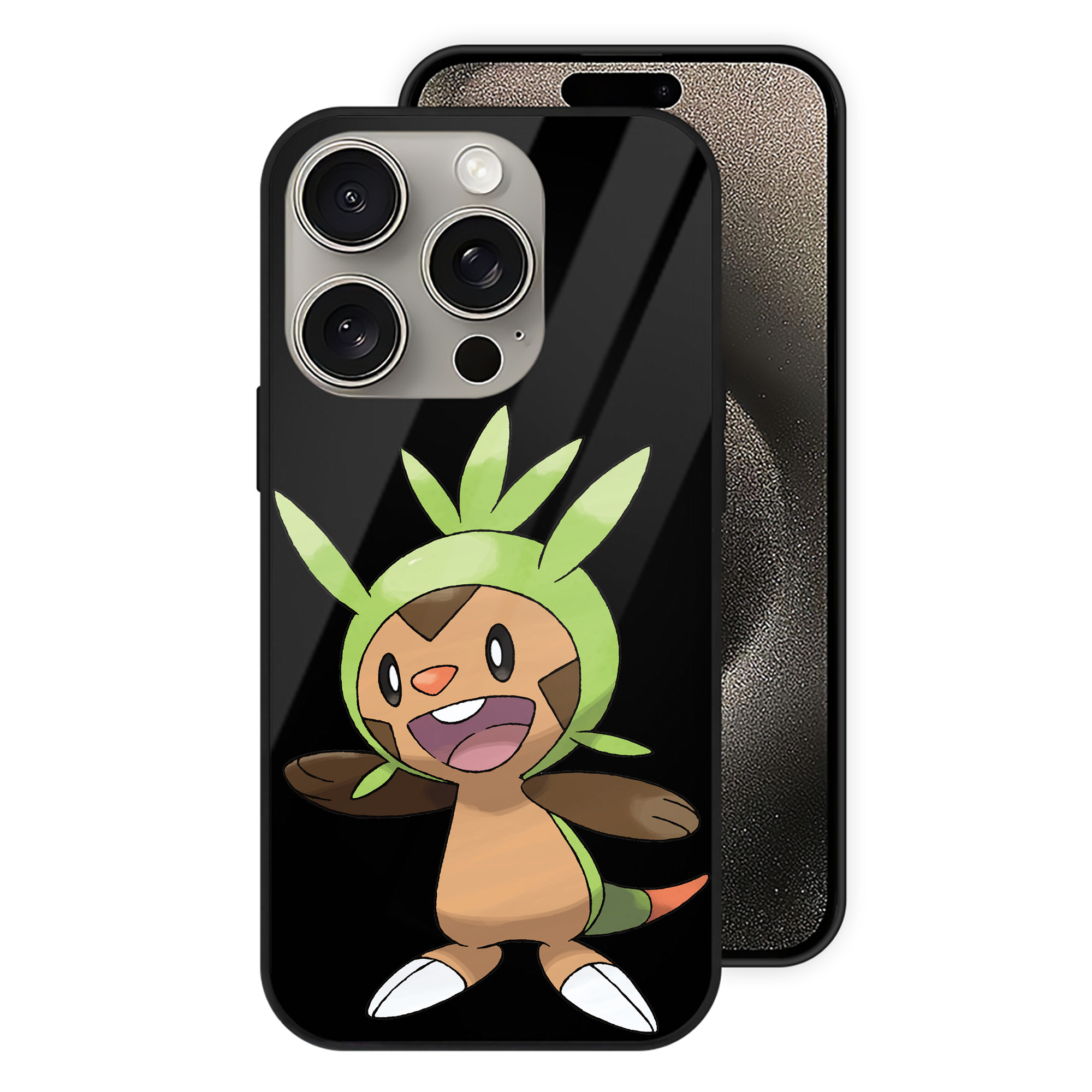 （画像用） ポケットモンスター Pokémon 【iPhone15Pro対応】スマホケース 耐衝撃＆黄変防止 背面ガラス