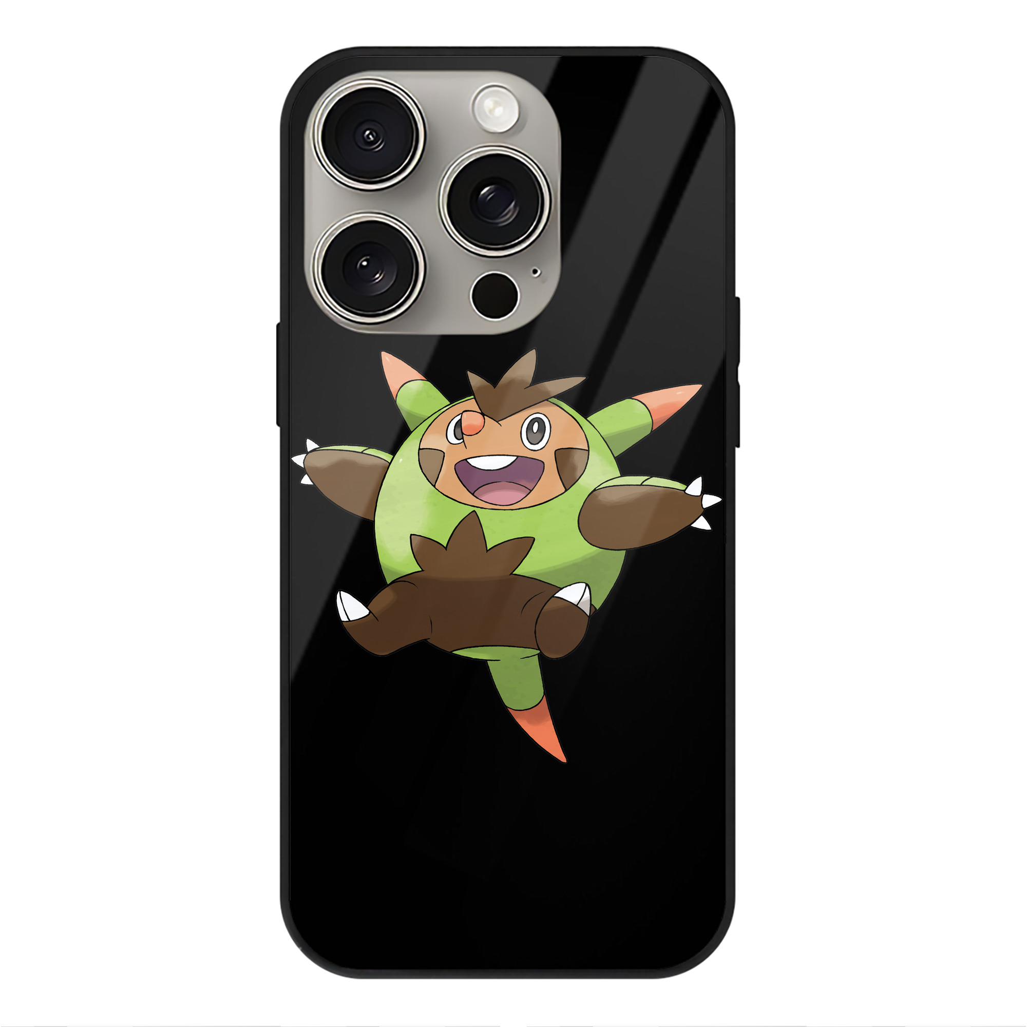 （画像用） ポケットモンスター Pokémon 【iPhone15Pro対応】スマホケース 耐衝撃＆黄変防止 背面ガラス