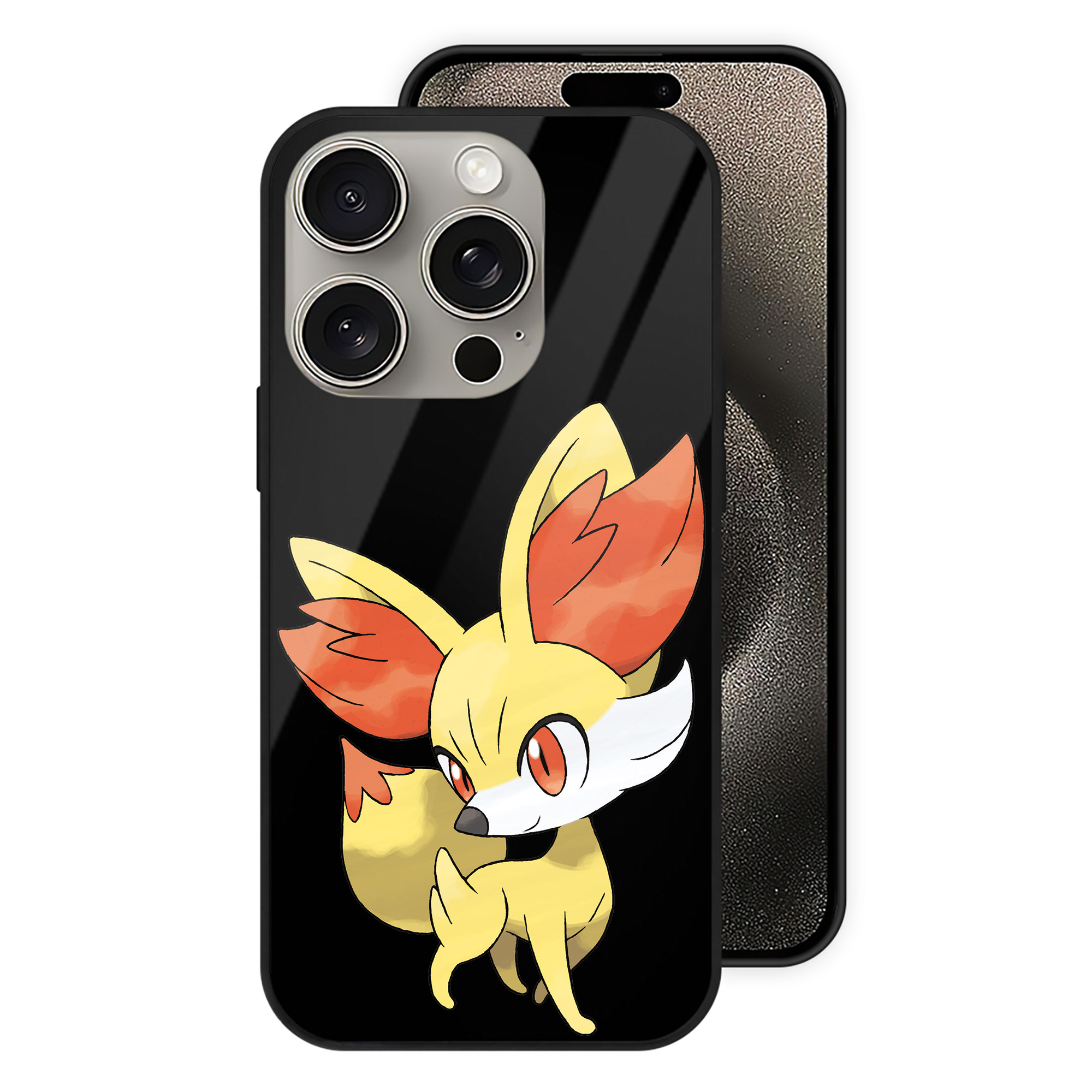（画像用） ポケットモンスター Pokémon 【iPhone15Pro対応】スマホケース 耐衝撃＆黄変防止 背面ガラス