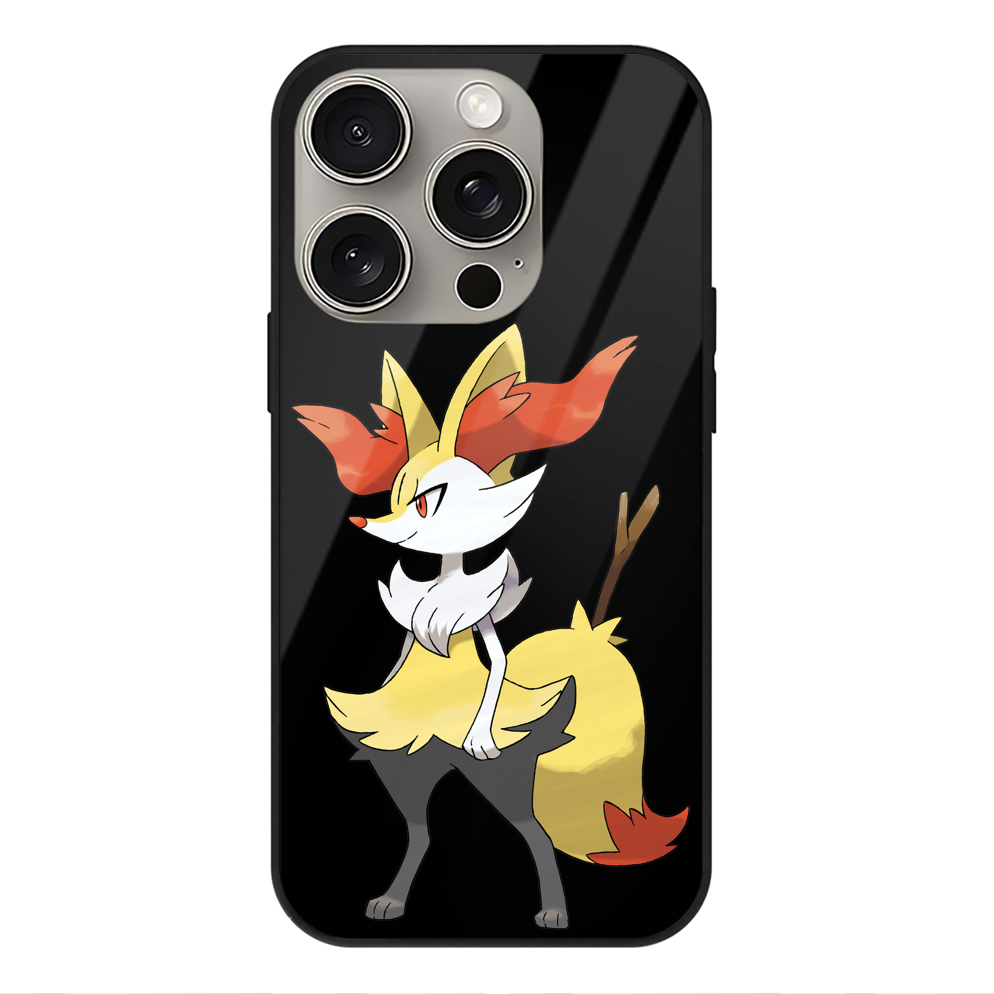 （画像用） ポケットモンスター Pokémon 【iPhone15Pro対応】スマホケース 耐衝撃＆黄変防止 背面ガラス