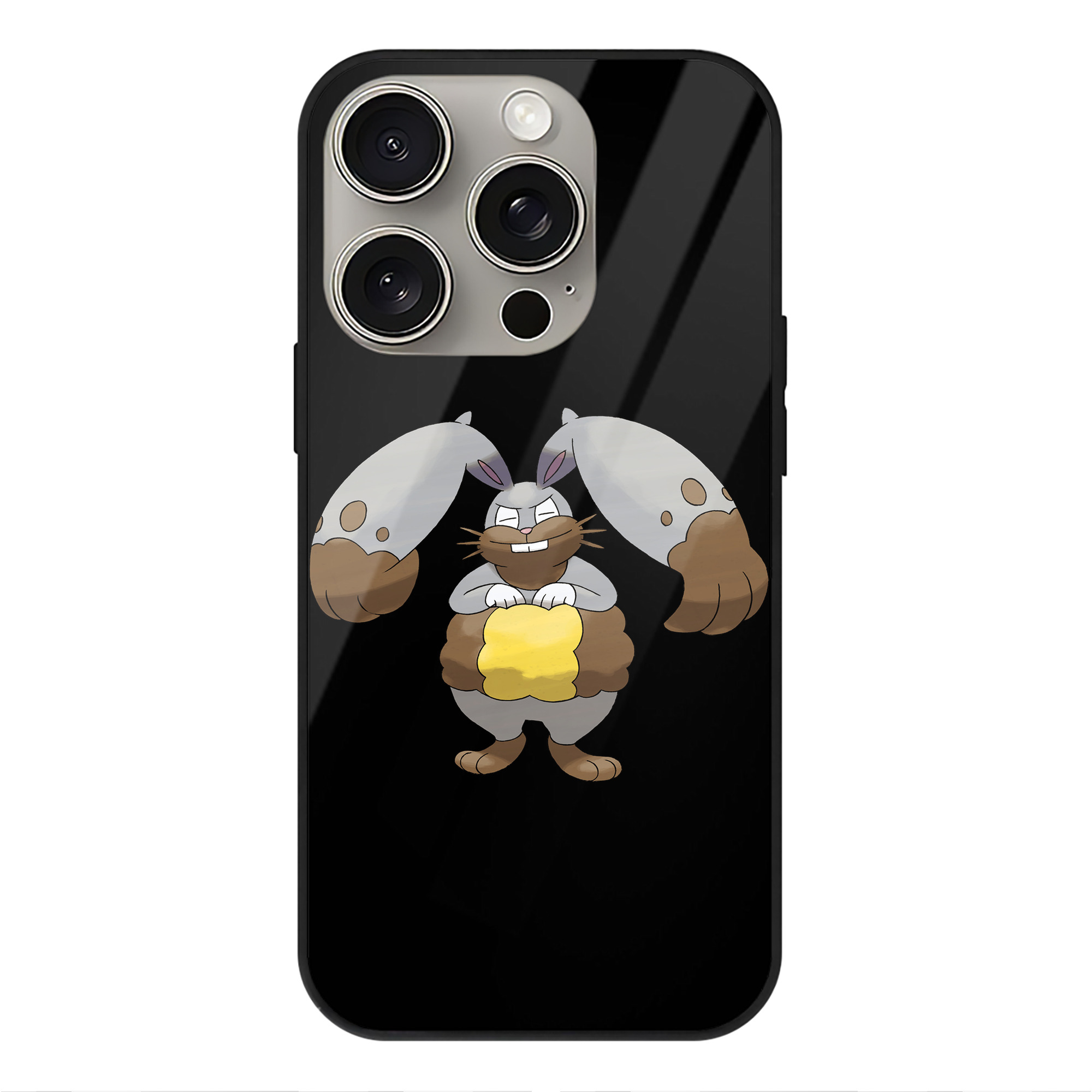 （画像用） ポケットモンスター Pokémon 【iPhone15Pro対応】スマホケース 耐衝撃＆黄変防止 背面ガラス