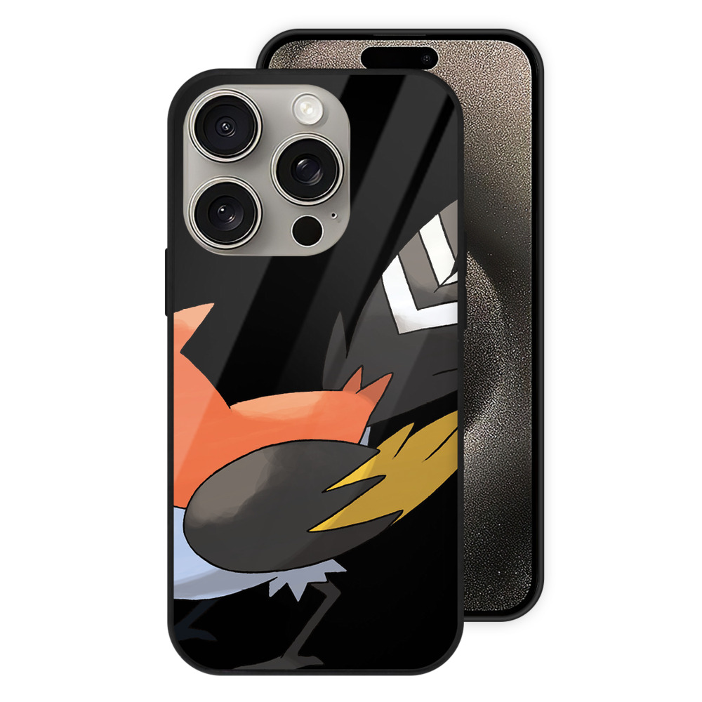 （画像用） ポケットモンスター Pokémon 【iPhone15Pro対応】スマホケース 耐衝撃＆黄変防止 背面ガラス