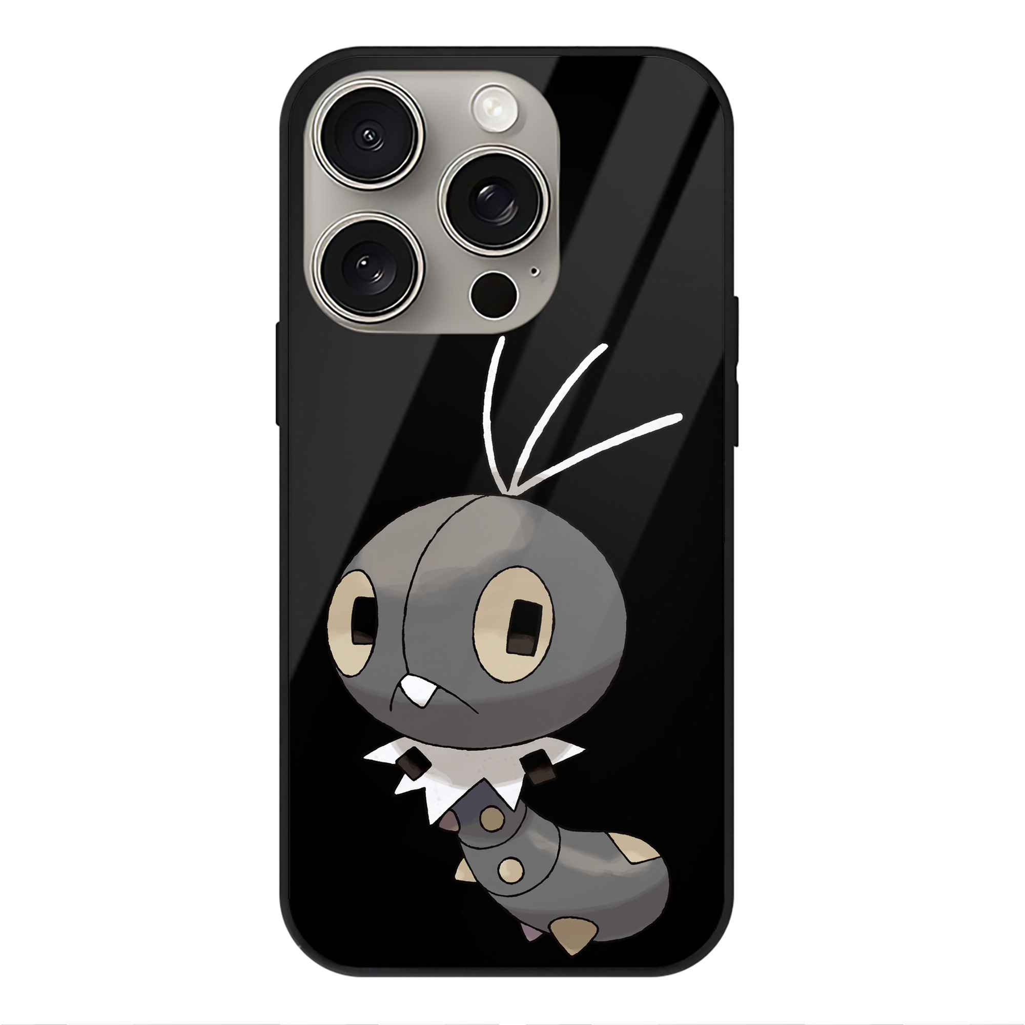 （画像用） ポケットモンスター Pokémon 【iPhone15Pro対応】スマホケース 耐衝撃＆黄変防止 背面ガラス