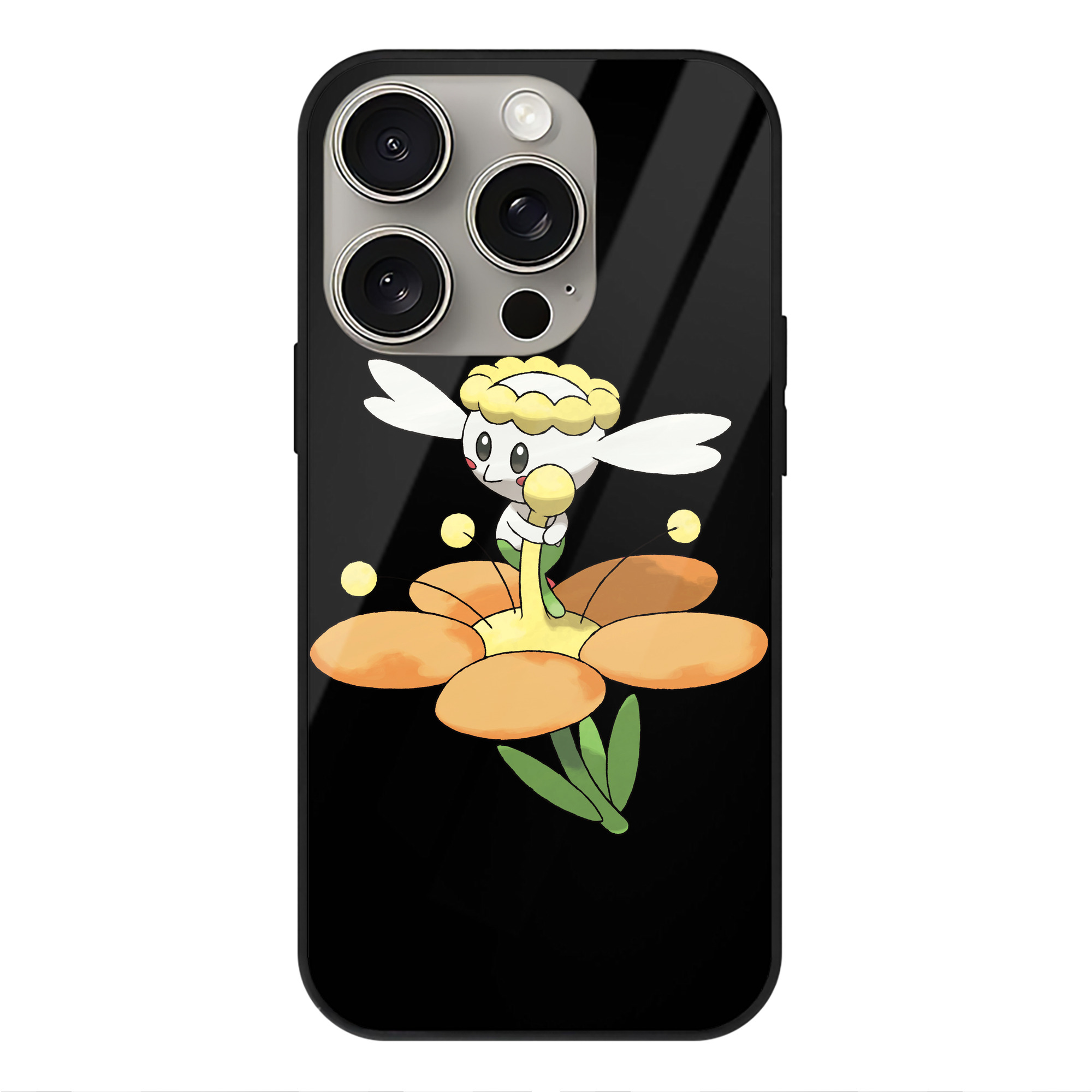 （画像用） ポケットモンスター Pokémon 【iPhone15Pro対応】スマホケース 耐衝撃＆黄変防止 背面ガラス