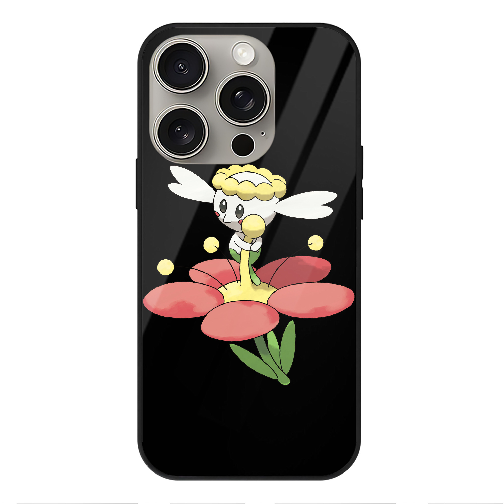 （画像用） ポケットモンスター Pokémon 【iPhone15Pro対応】スマホケース 耐衝撃＆黄変防止 背面ガラス