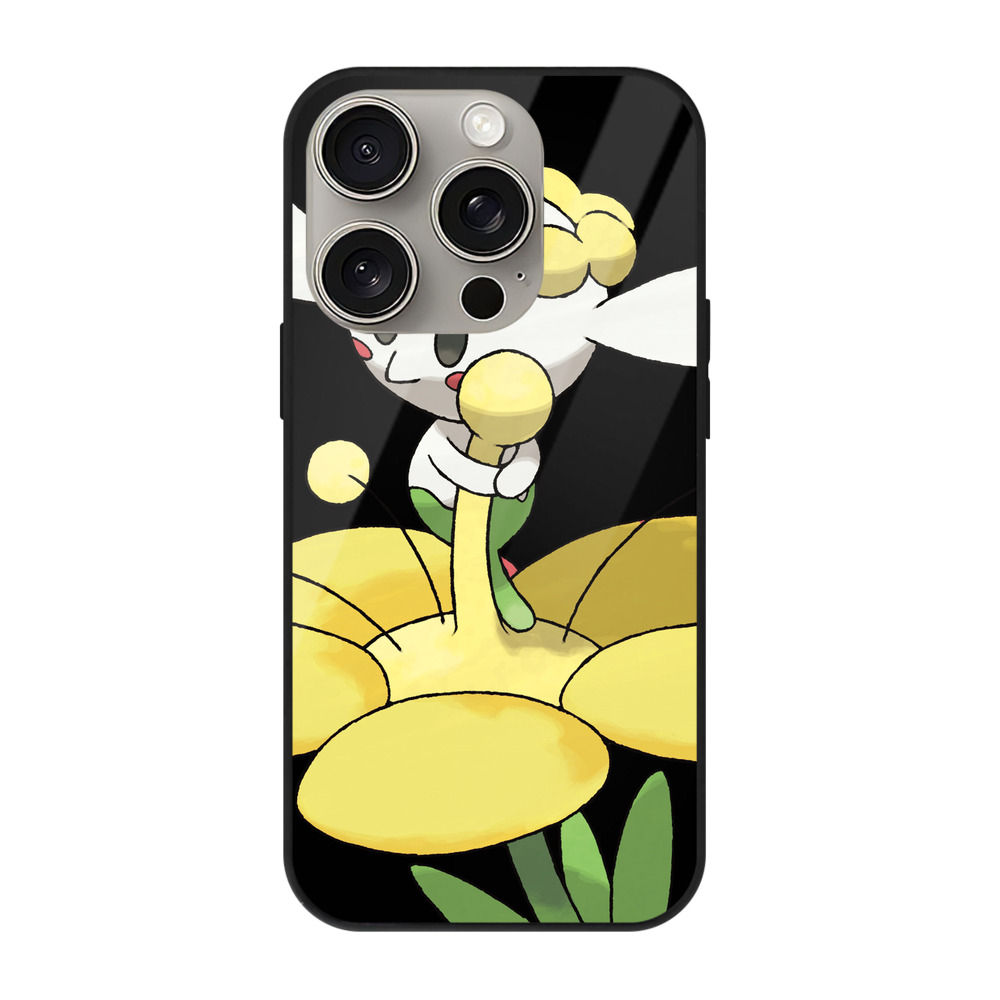 （画像用） ポケットモンスター Pokémon 【iPhone15Pro対応】スマホケース 耐衝撃＆黄変防止 背面ガラス