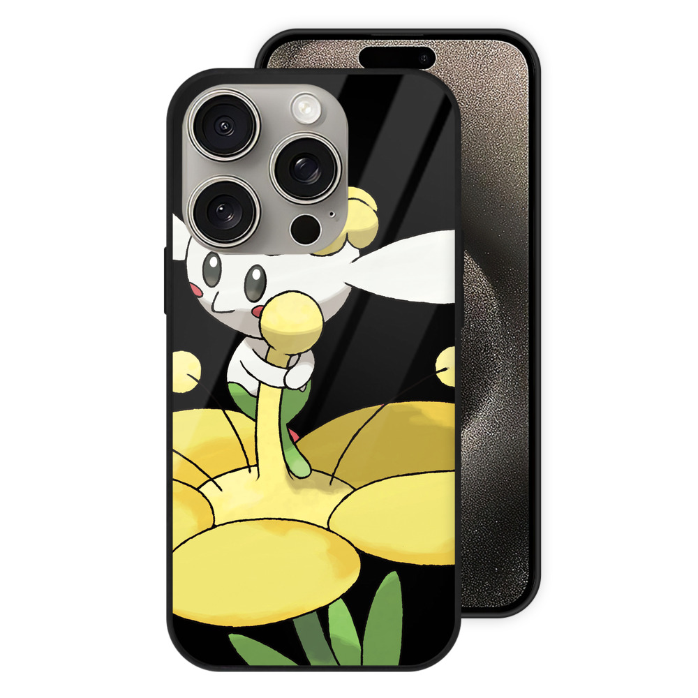 （画像用） ポケットモンスター Pokémon 【iPhone15Pro対応】スマホケース 耐衝撃＆黄変防止 背面ガラス