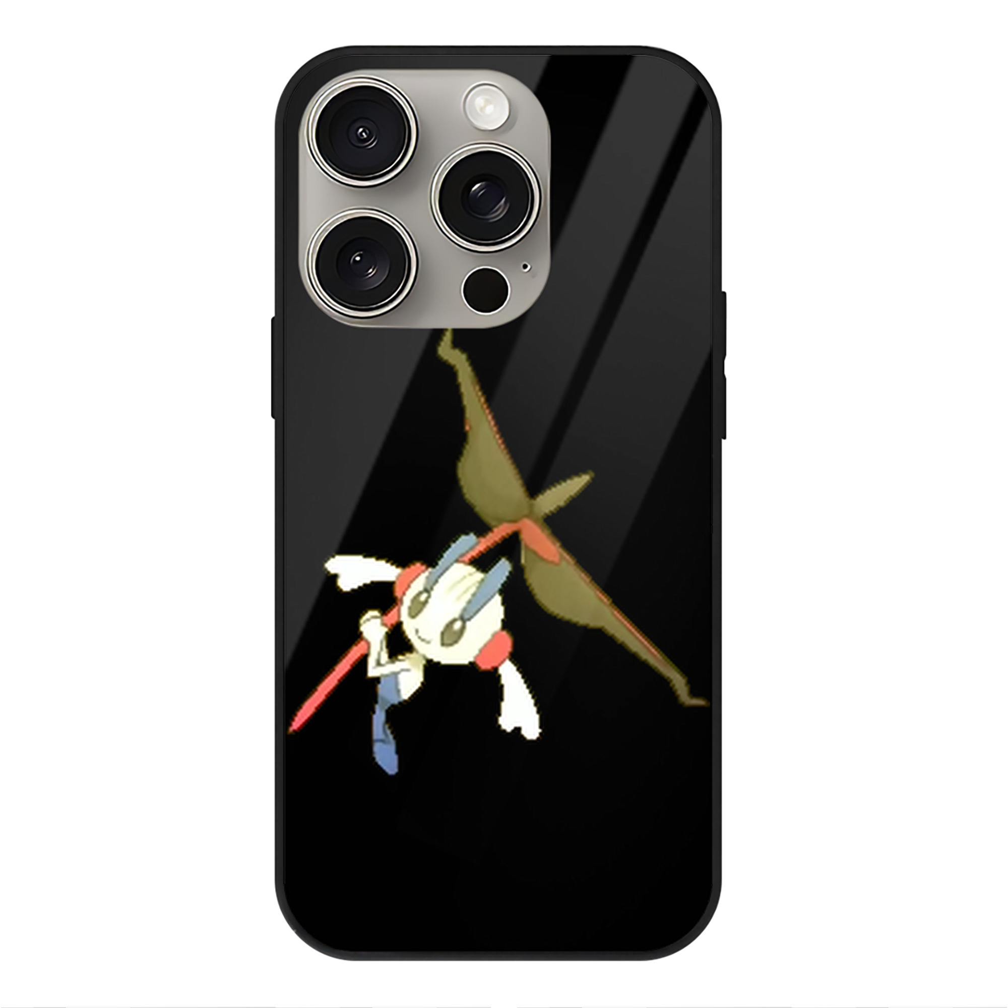 （画像用） ポケットモンスター Pokémon 【iPhone15Pro対応】スマホケース 耐衝撃＆黄変防止 背面ガラス