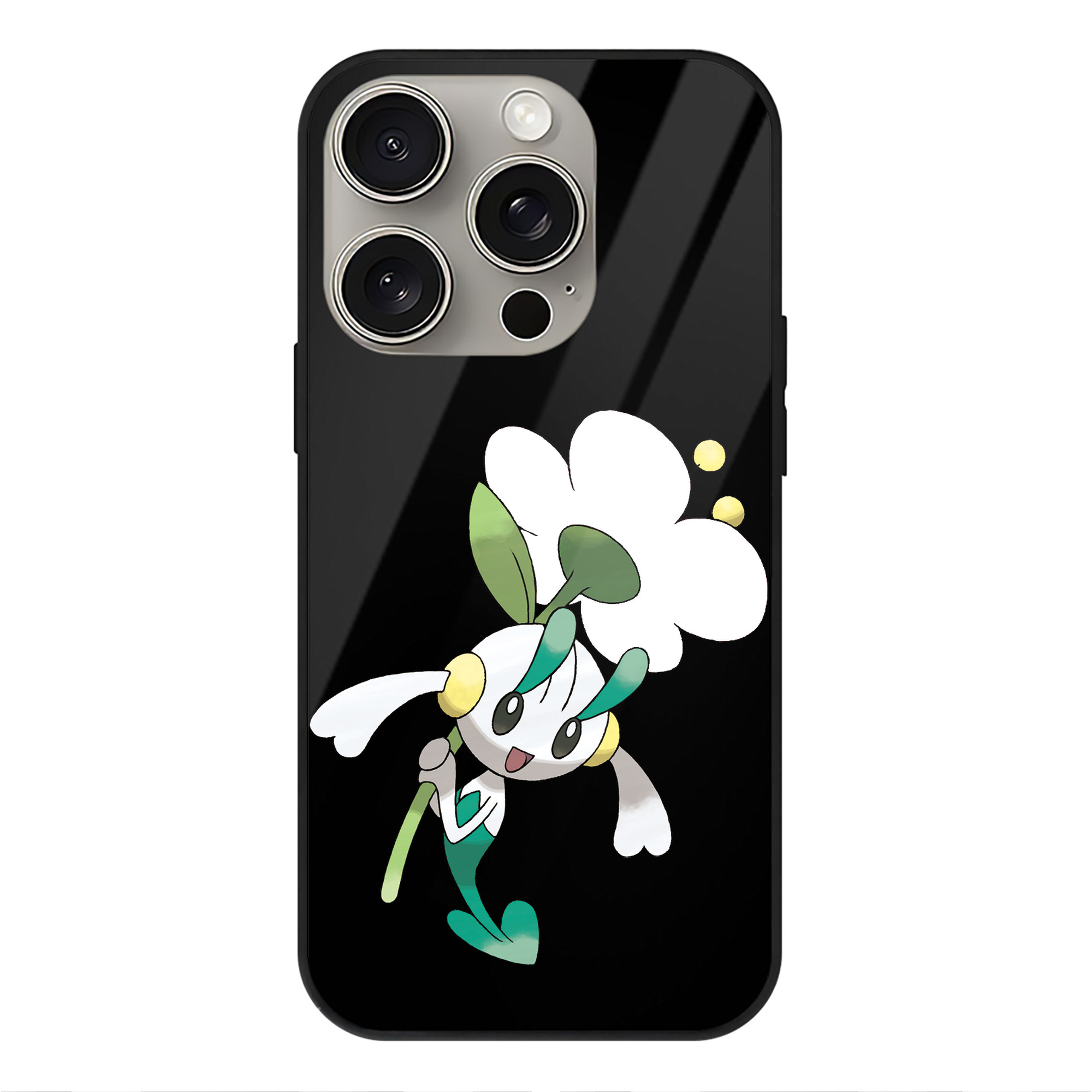 （画像用） ポケットモンスター Pokémon 【iPhone15Pro対応】スマホケース 耐衝撃＆黄変防止 背面ガラス