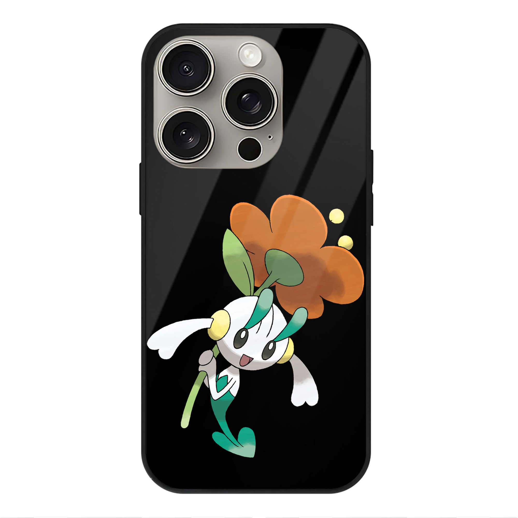 （画像用） ポケットモンスター Pokémon 【iPhone15Pro対応】スマホケース 耐衝撃＆黄変防止 背面ガラス