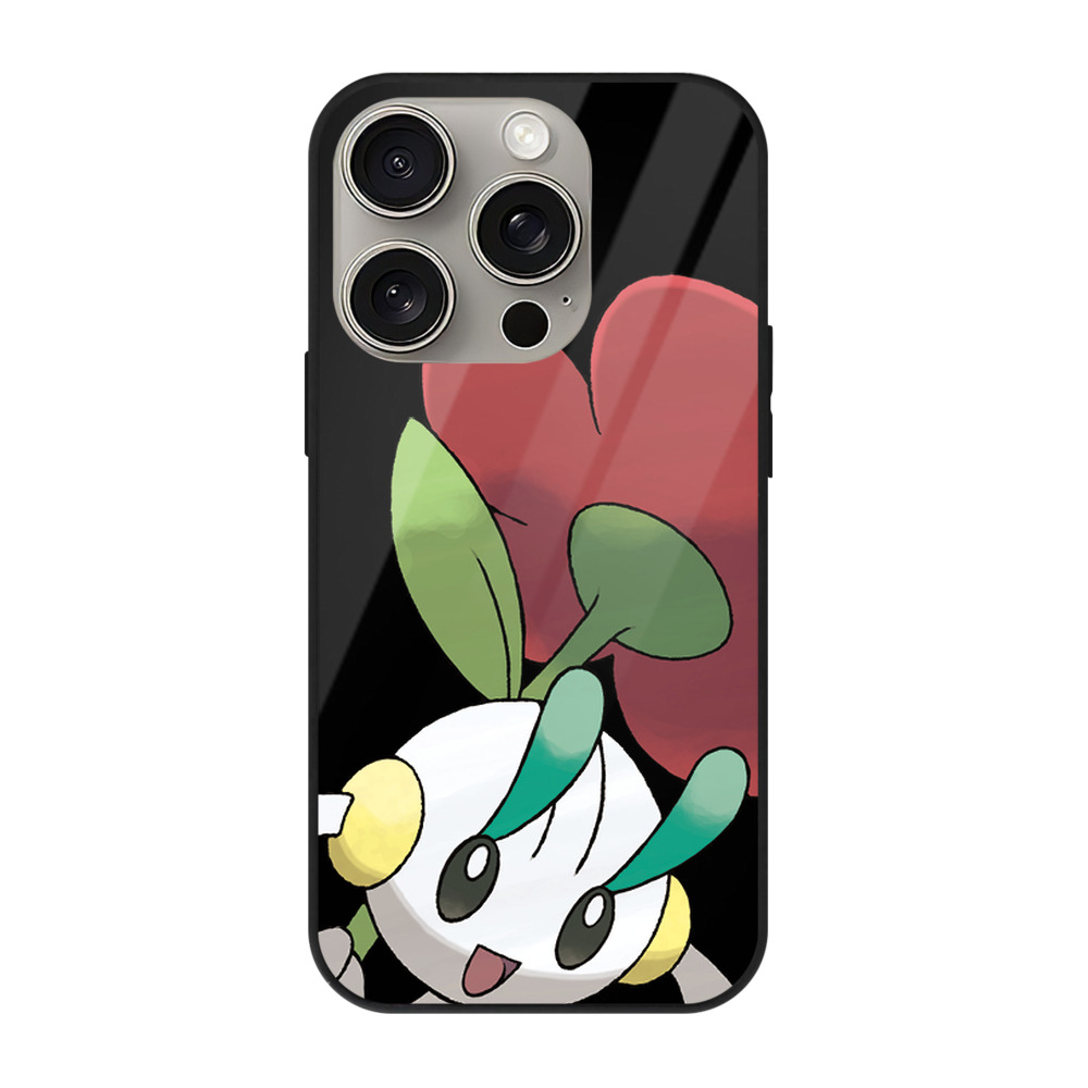 （画像用） ポケットモンスター Pokémon 【iPhone15Pro対応】スマホケース 耐衝撃＆黄変防止 背面ガラス