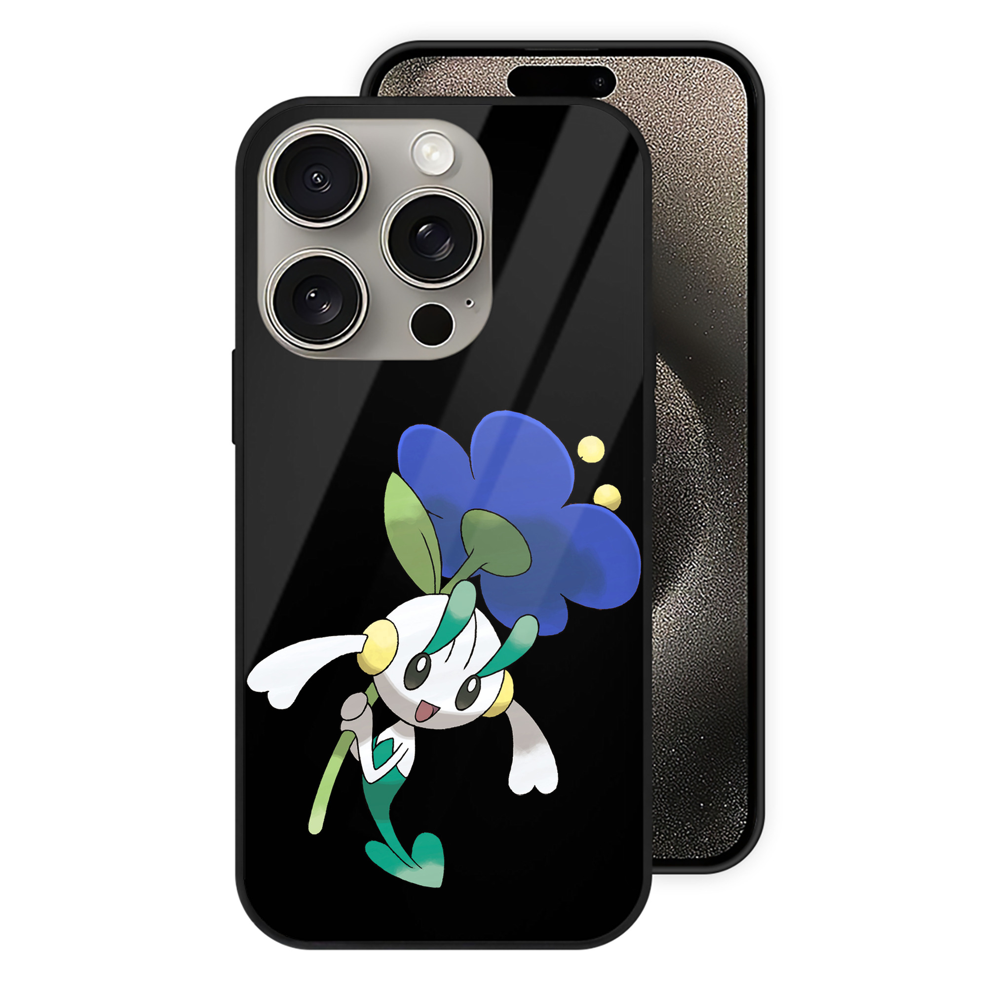 （画像用） ポケットモンスター Pokémon 【iPhone15Pro対応】スマホケース 耐衝撃＆黄変防止 背面ガラス