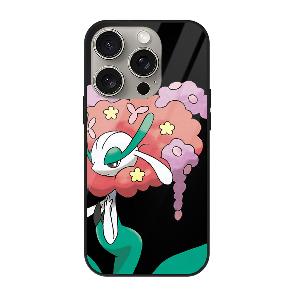 （画像用） ポケットモンスター Pokémon 【iPhone15Pro対応】スマホケース 耐衝撃＆黄変防止 背面ガラス