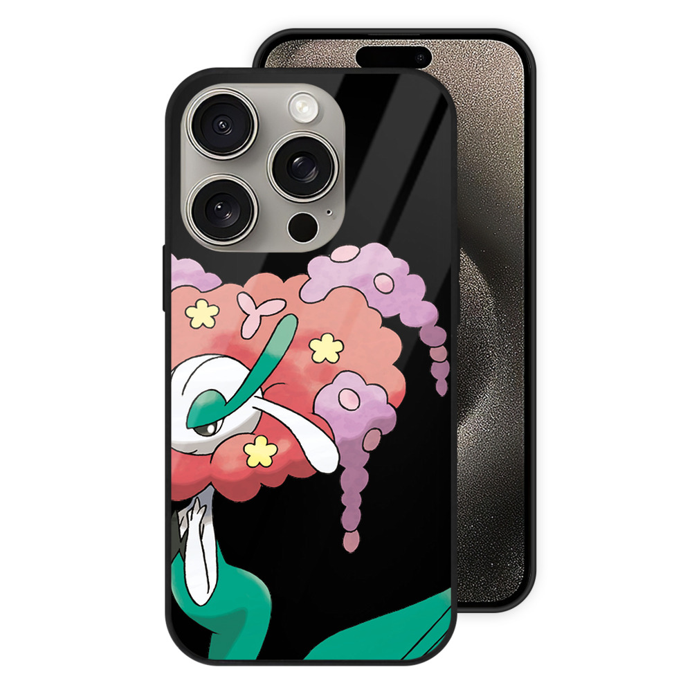 （画像用） ポケットモンスター Pokémon 【iPhone15Pro対応】スマホケース 耐衝撃＆黄変防止 背面ガラス