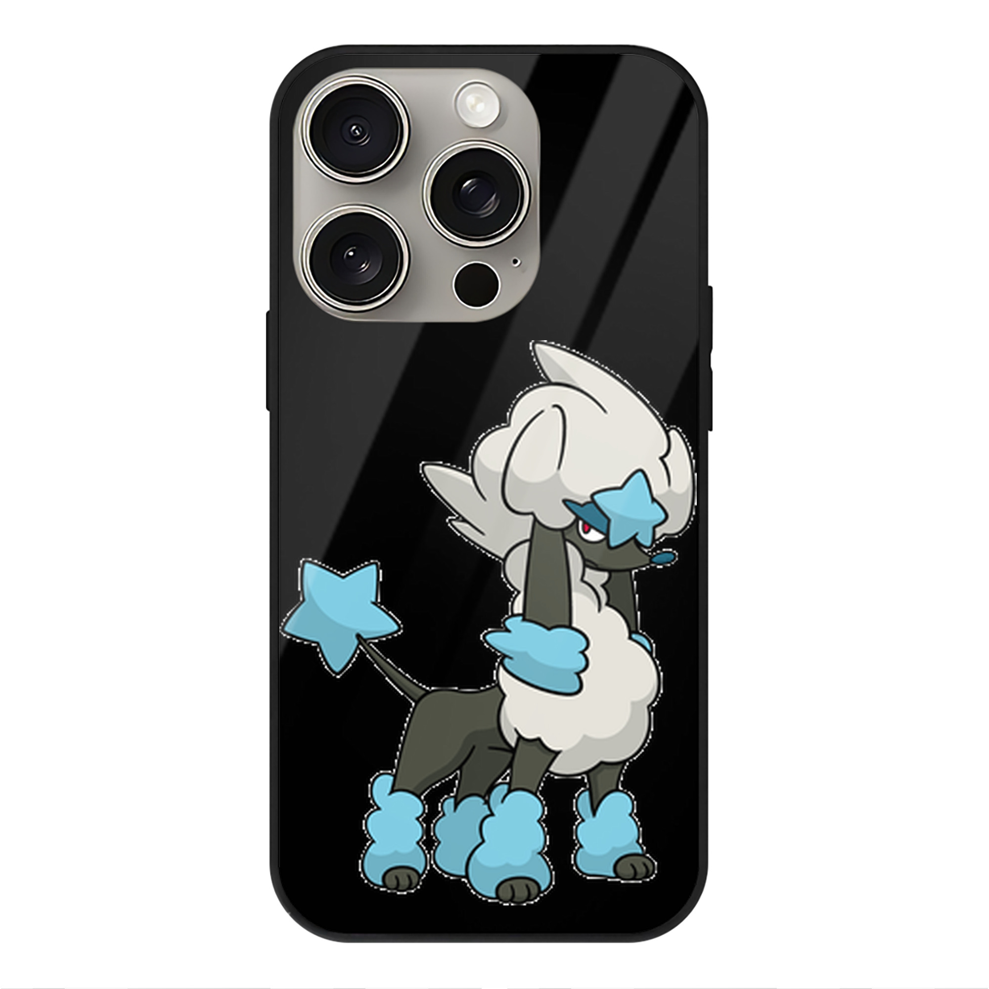 （画像用） ポケットモンスター Pokémon 【iPhone15Pro対応】スマホケース 耐衝撃＆黄変防止 背面ガラス