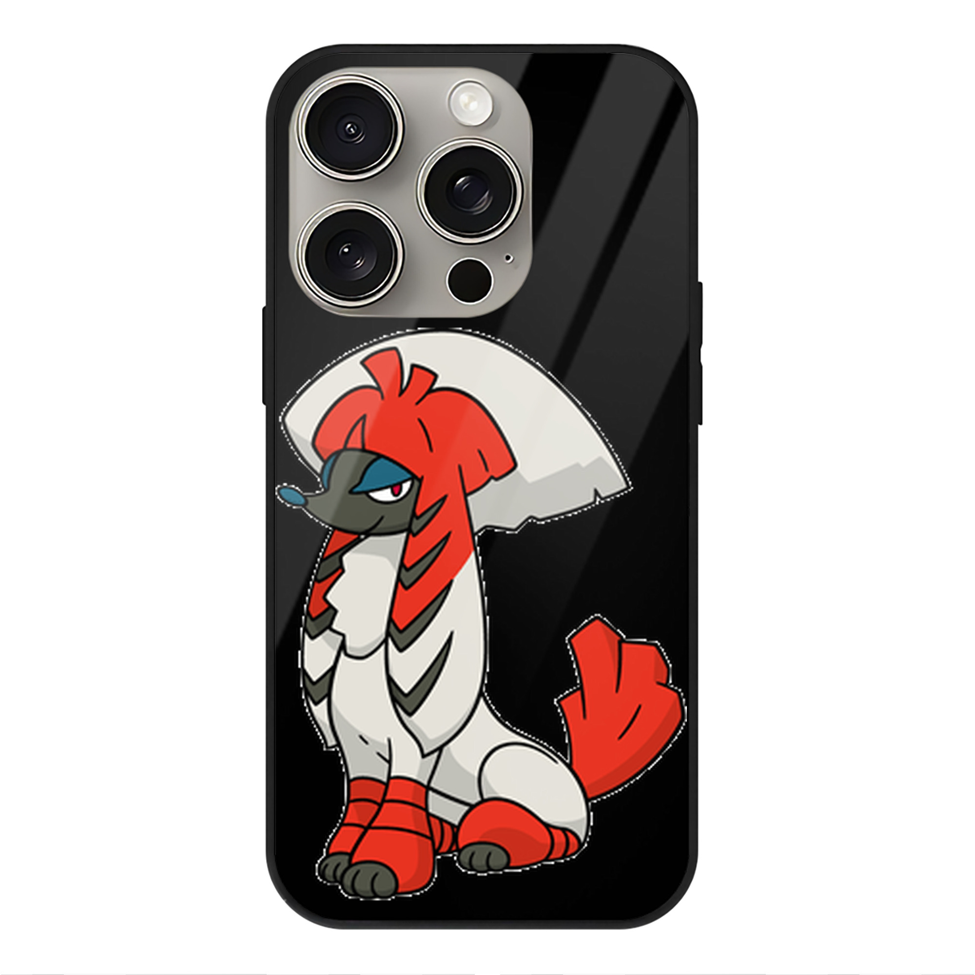 （画像用） ポケットモンスター Pokémon 【iPhone15Pro対応】スマホケース 耐衝撃＆黄変防止 背面ガラス