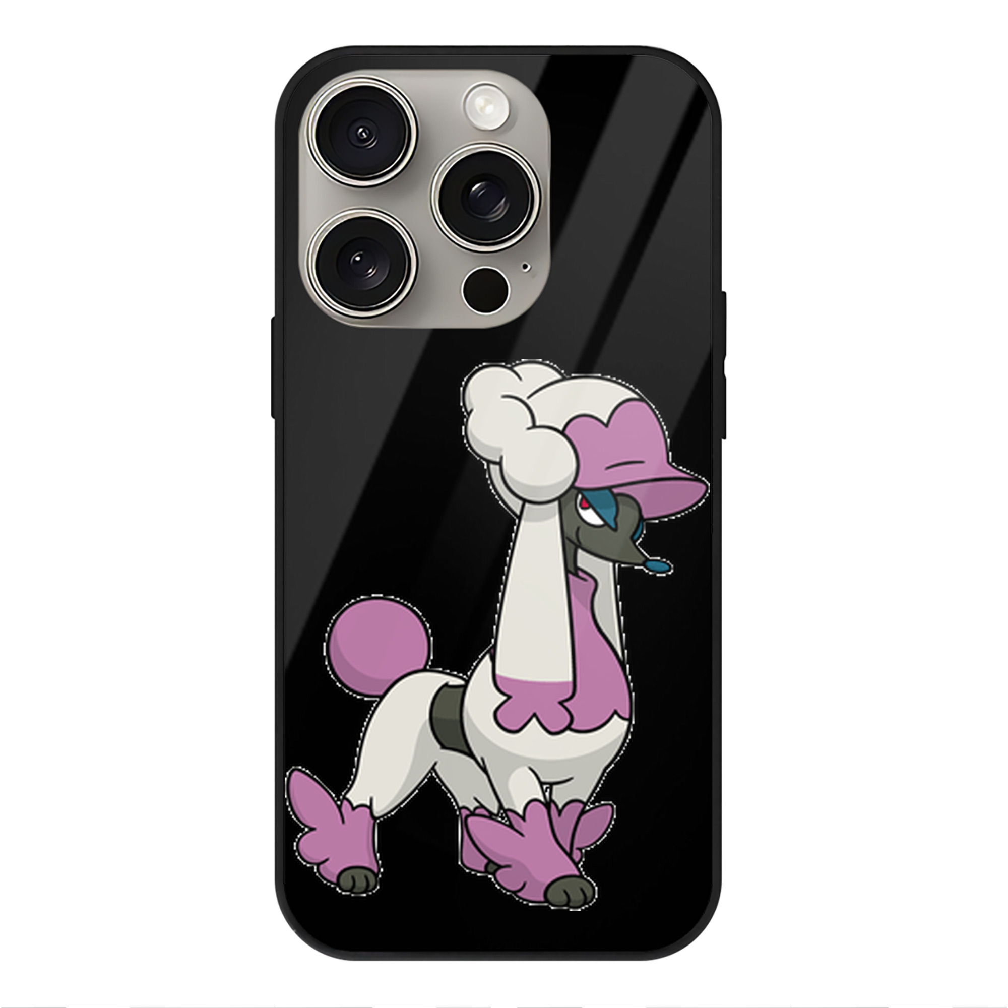 （画像用） ポケットモンスター Pokémon 【iPhone15Pro対応】スマホケース 耐衝撃＆黄変防止 背面ガラス