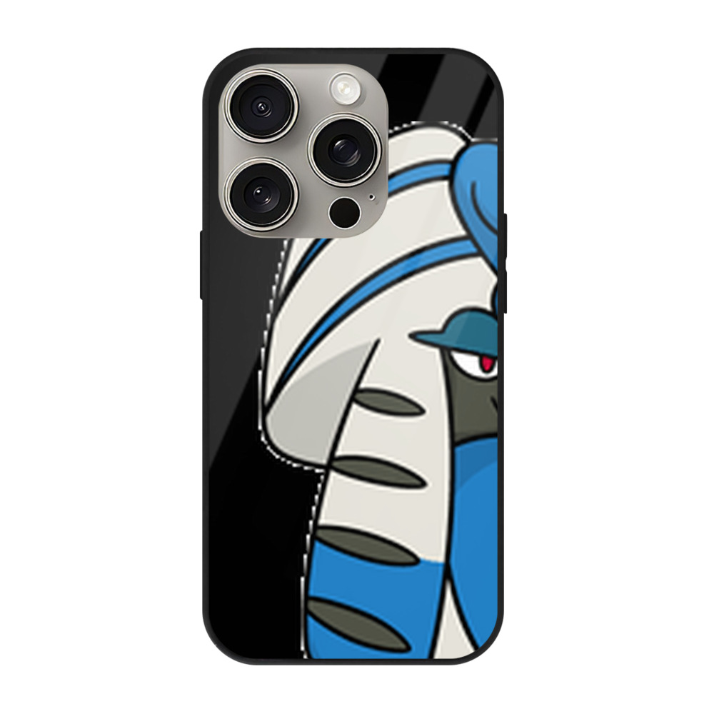 （画像用） ポケットモンスター Pokémon 【iPhone15Pro対応】スマホケース 耐衝撃＆黄変防止 背面ガラス
