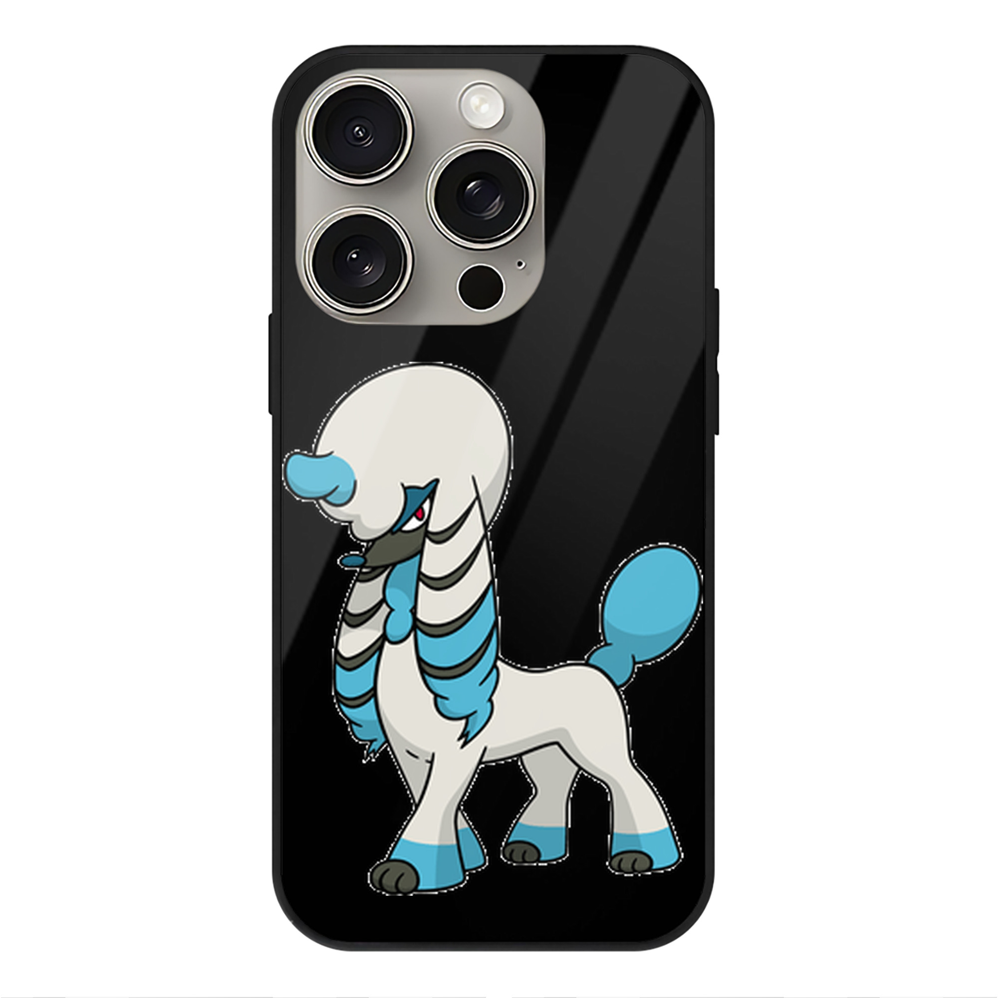 （画像用） ポケットモンスター Pokémon 【iPhone15Pro対応】スマホケース 耐衝撃＆黄変防止 背面ガラス