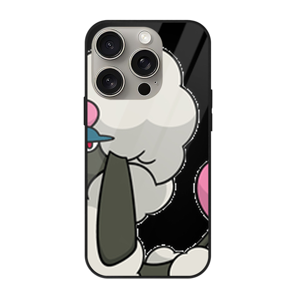 （画像用） ポケットモンスター Pokémon 【iPhone15Pro対応】スマホケース 耐衝撃＆黄変防止 背面ガラス
