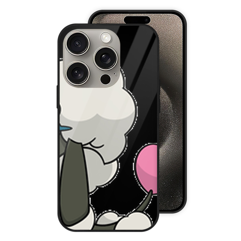 （画像用） ポケットモンスター Pokémon 【iPhone15Pro対応】スマホケース 耐衝撃＆黄変防止 背面ガラス