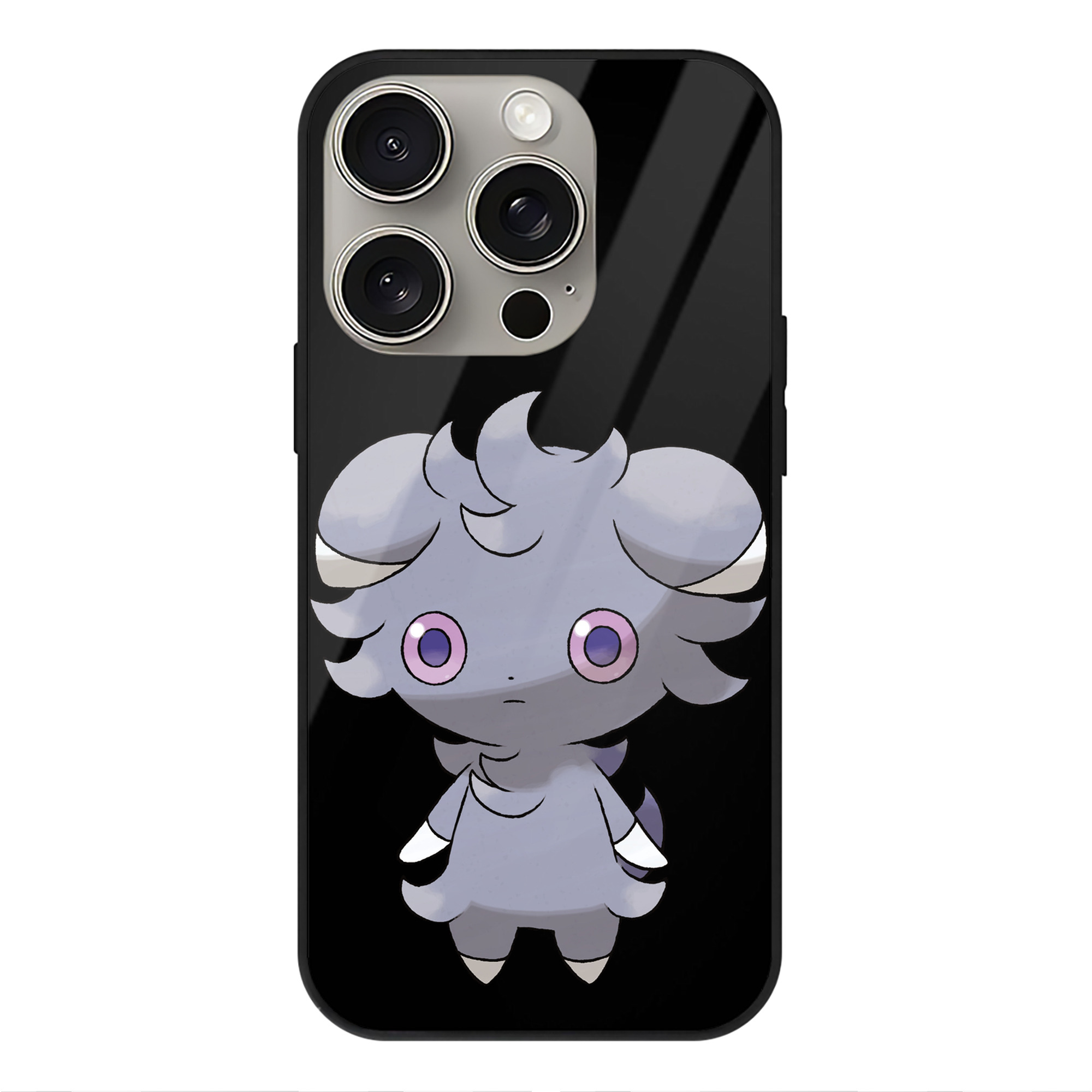 （画像用） ポケットモンスター Pokémon 【iPhone15Pro対応】スマホケース 耐衝撃＆黄変防止 背面ガラス