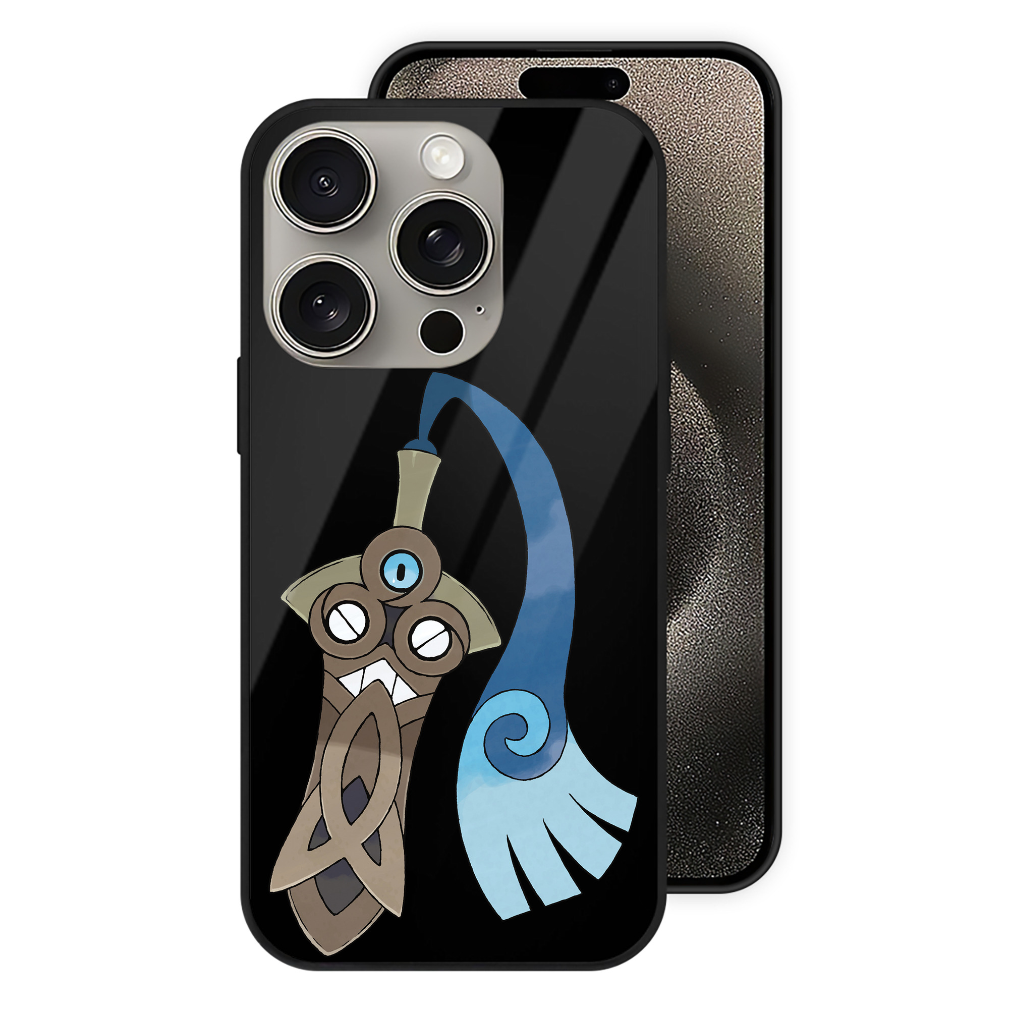 （画像用） ポケットモンスター Pokémon 【iPhone15Pro対応】スマホケース 耐衝撃＆黄変防止 背面ガラス