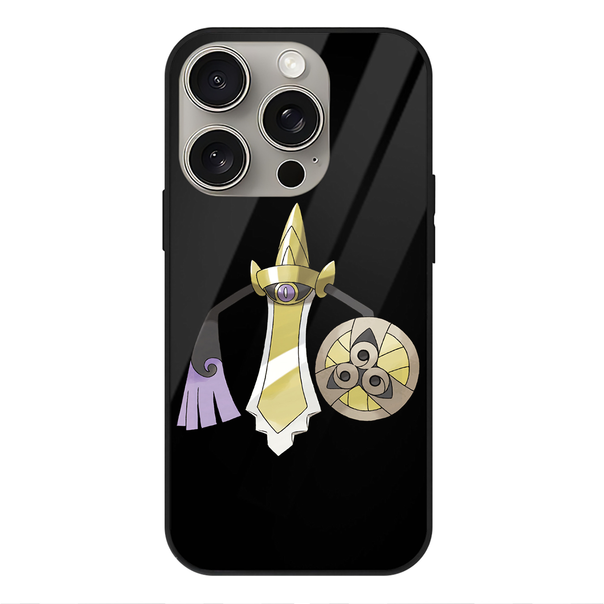 （画像用） ポケットモンスター Pokémon 【iPhone15Pro対応】スマホケース 耐衝撃＆黄変防止 背面ガラス