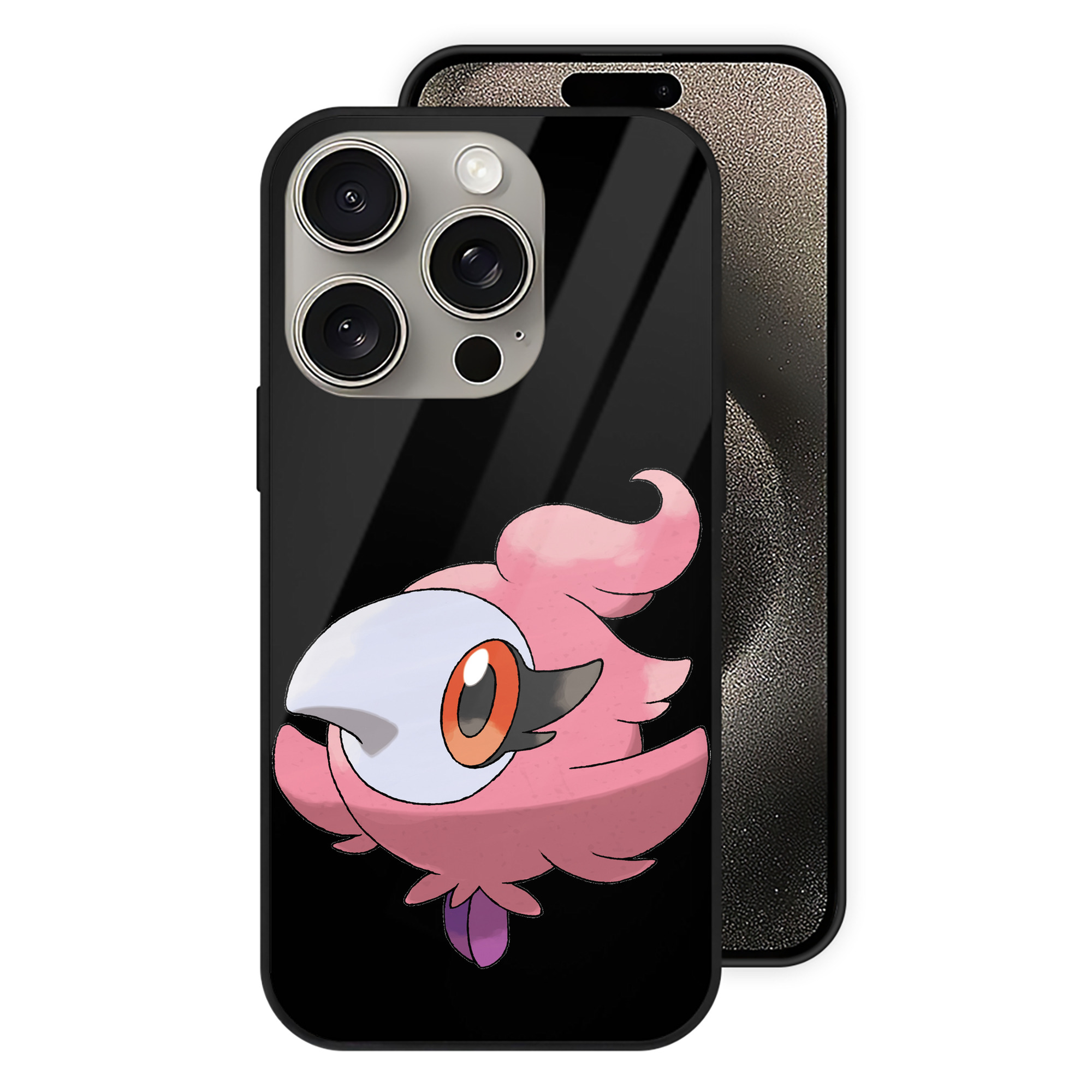 （画像用） ポケットモンスター Pokémon 【iPhone15Pro対応】スマホケース 耐衝撃＆黄変防止 背面ガラス