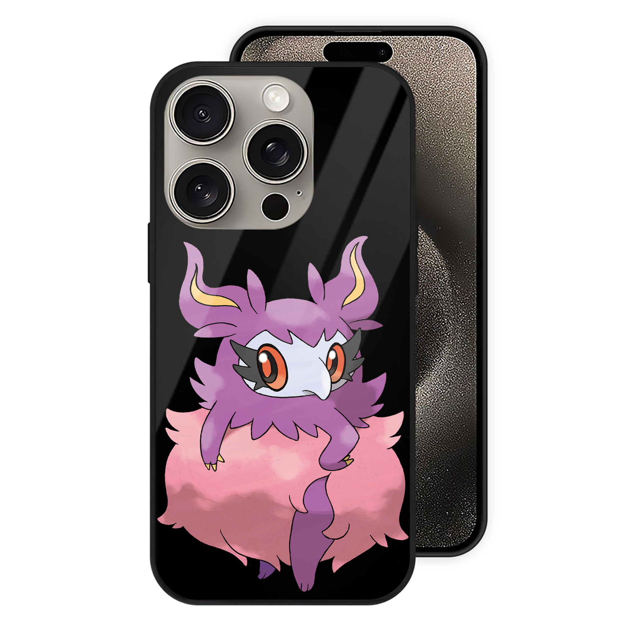 （画像用） ポケットモンスター Pokémon 【iPhone15Pro対応】スマホケース 耐衝撃＆黄変防止 背面ガラス